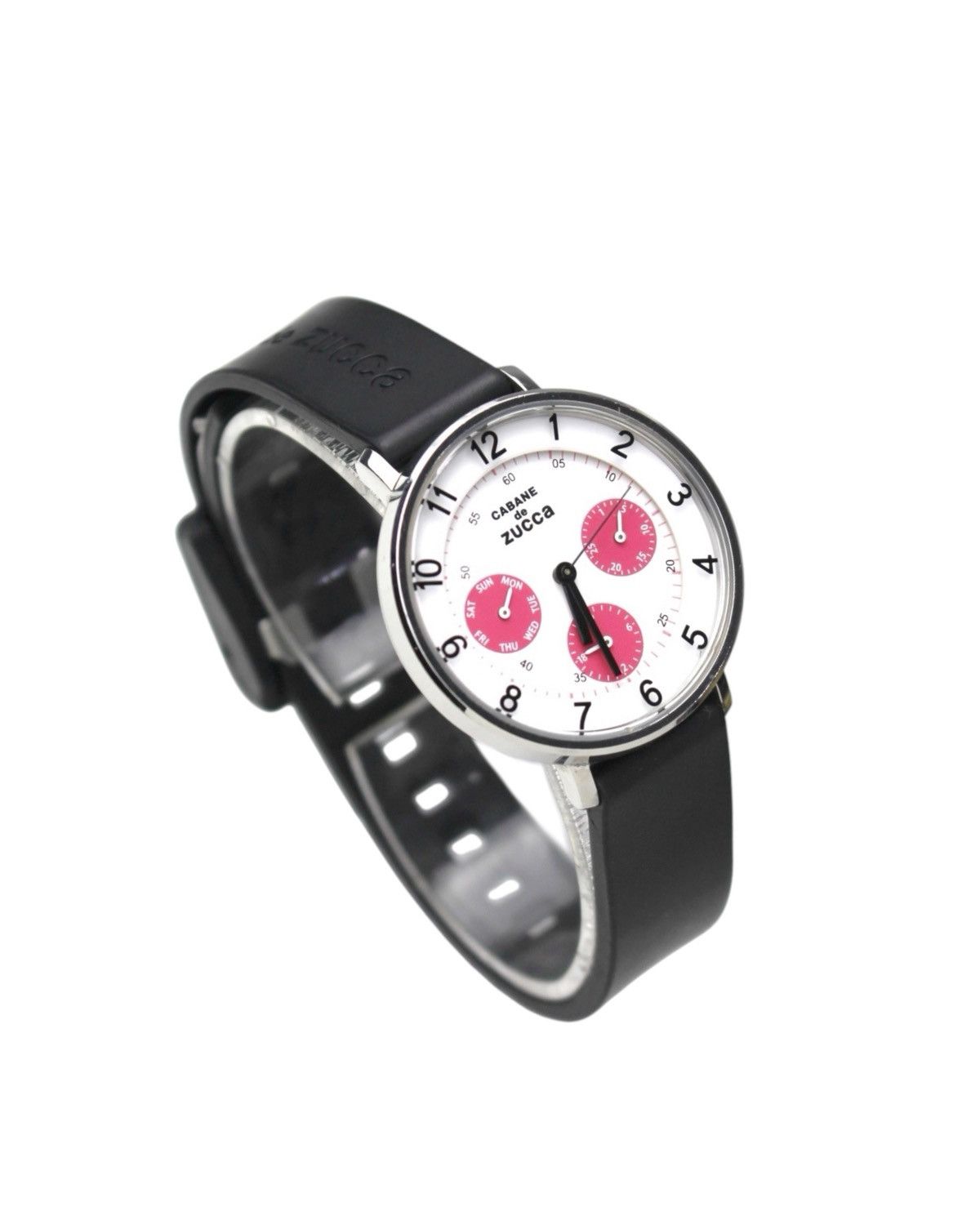 2010 CABANE DE ZUCCA SEIKO CHRONOGRAPH PINK DOTS WATCH