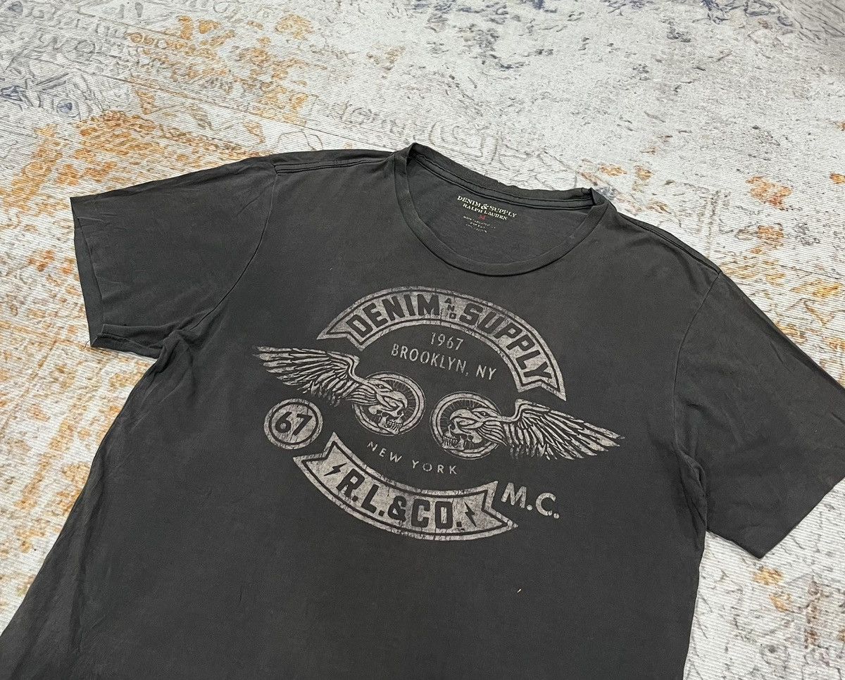 Denim & Supply Ralph Lauren Denim & Supply Ralph Lauren Skull & Wheel M.C R.L&CO. Size US M / EU 48-50 / 2 - 2 Thumbnail