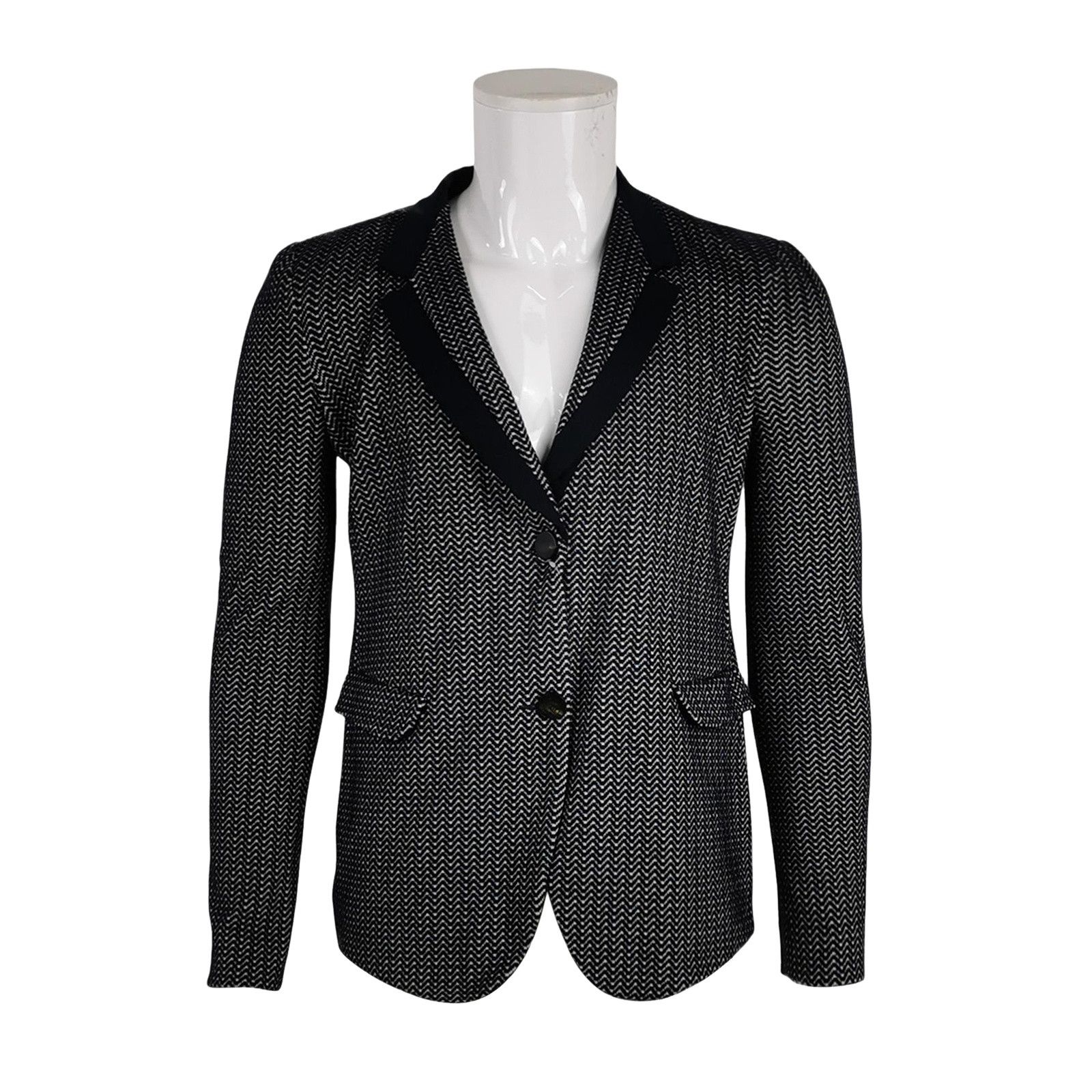 Emporio Armani Emporio Armani Chevron Pattern Blazer 34R Size 34R - 1 Thumbnail