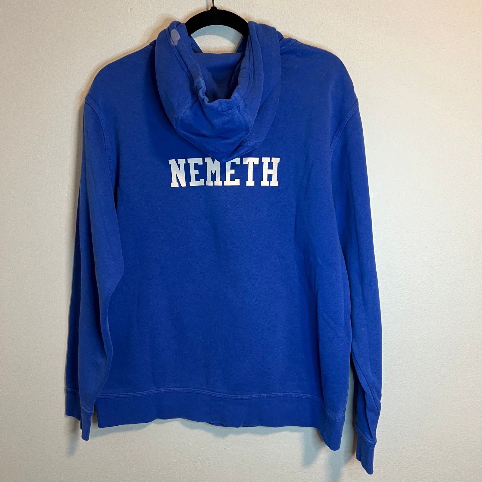Nike Vintage Nike Center Swoosh Basketball Blue Hoodie Men’s Sz M Size US M / EU 48-50 / 2 - 2 Thumbnail