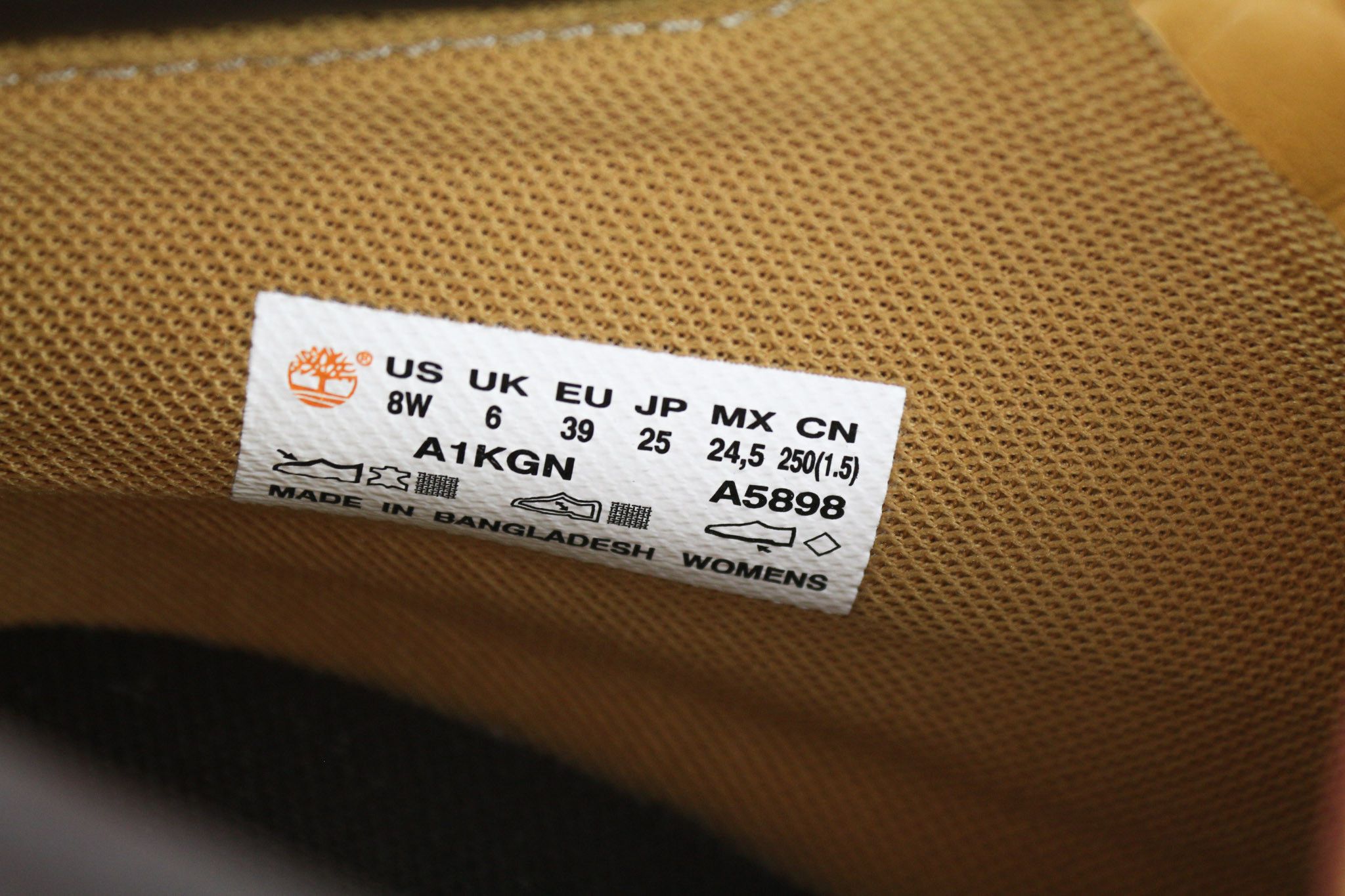 Timberland A1KGN UK6 Brown Leather Ortholite 79838 Size US 8 / IT 38 - 10 Thumbnail