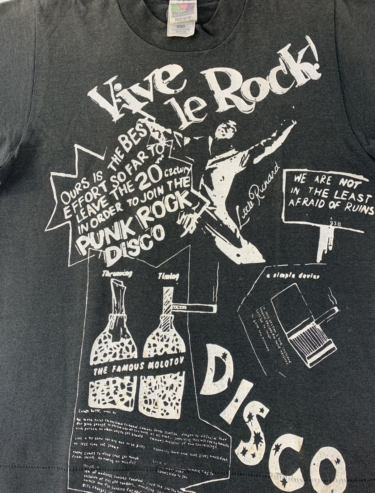 Band Tees 80s The Killer Vive Le Rock Magazine Punk Rare Seditionaries Size US S / EU 44-46 / 1 - 3 Thumbnail