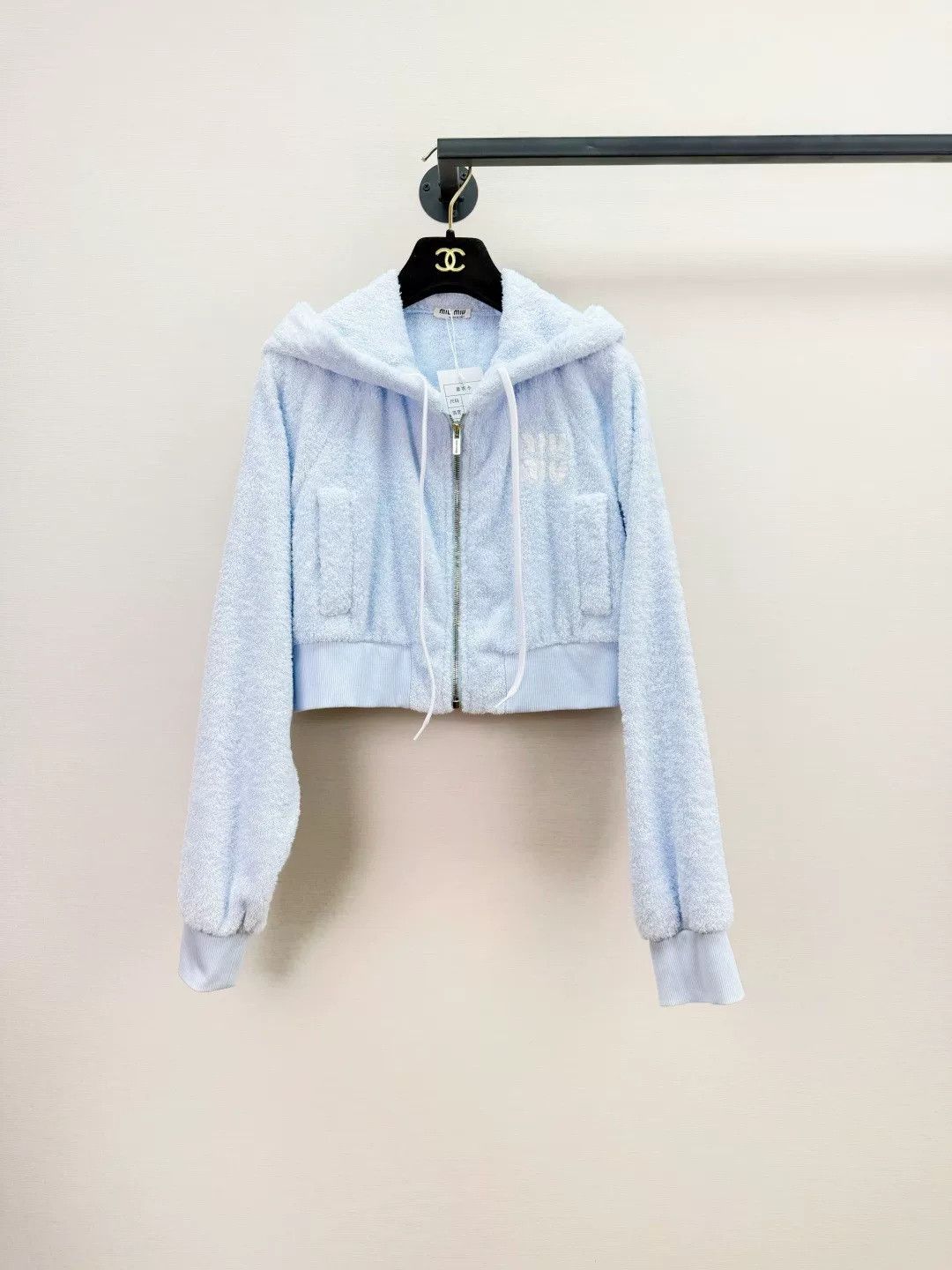 Miu Miu Miumiu Cropped Hooded Jacket Size S / US 4 / IT 40 - 1 Thumbnail