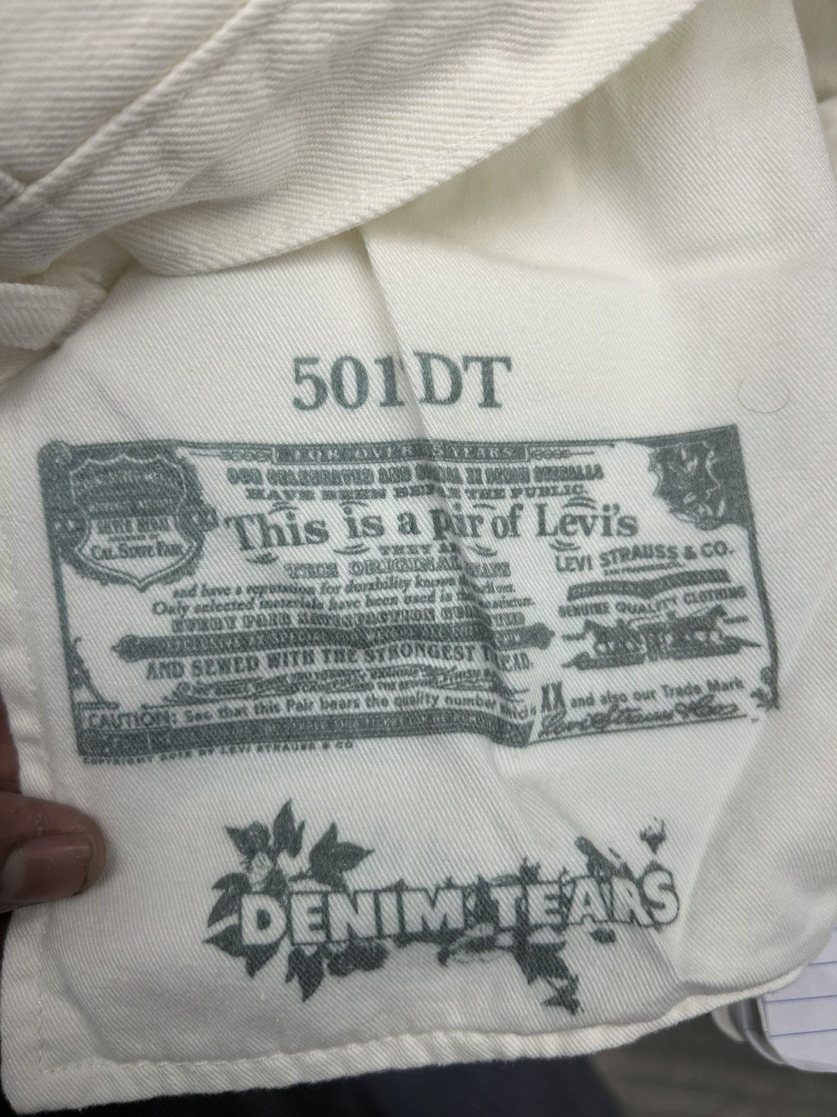DENIM TEARS × Levi's Levi's x Denim Tears The Cotton Wreath Inverted Jean Size US 32 / EU 48 - 7 Thumbnail