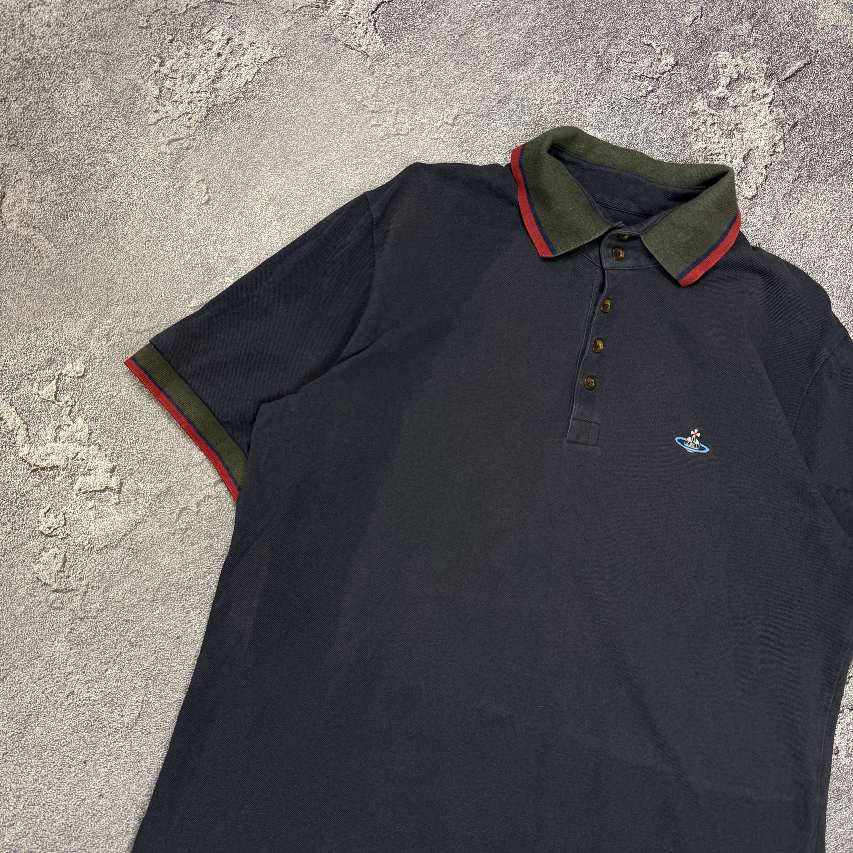 Vivienne Westwood Vivienne Westwood Polo T-Shirt Orb Logo Luxury Size US XXL / EU 58 / 5 - 3 Thumbnail
