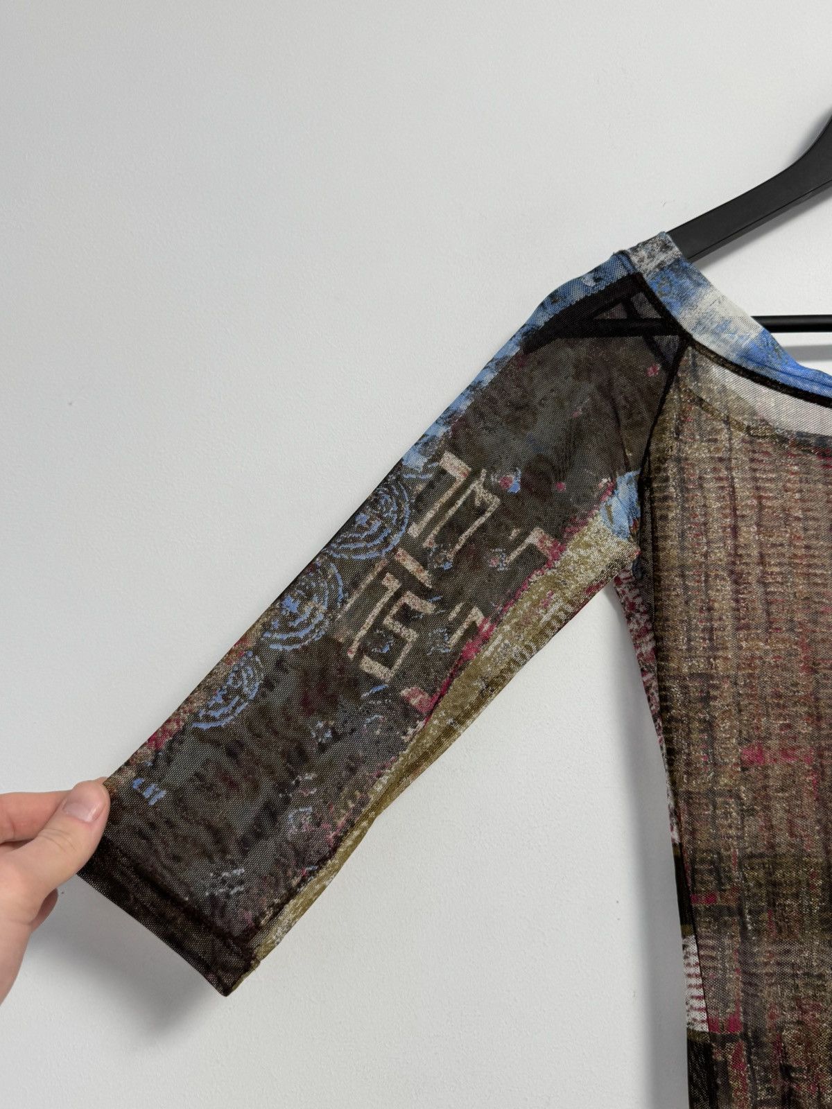 Other Save The Queen 90's Majestic Fishbones Abstract Print Lace Size S / US 4 / IT 40 - 15 Thumbnail