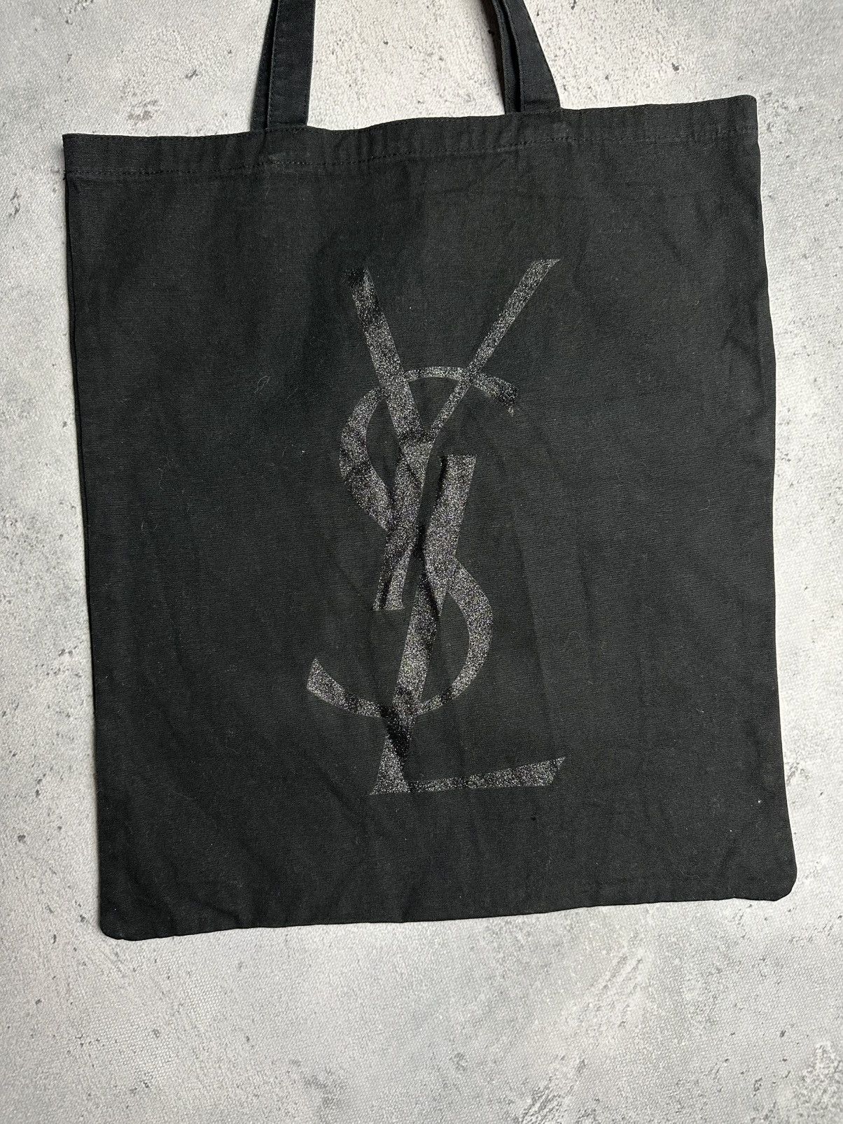 Yves Saint Laurent Yves Saint Laurent Beauty Shopper Bag Black y2k Italy YSL Size ONE SIZE - 6 Thumbnail