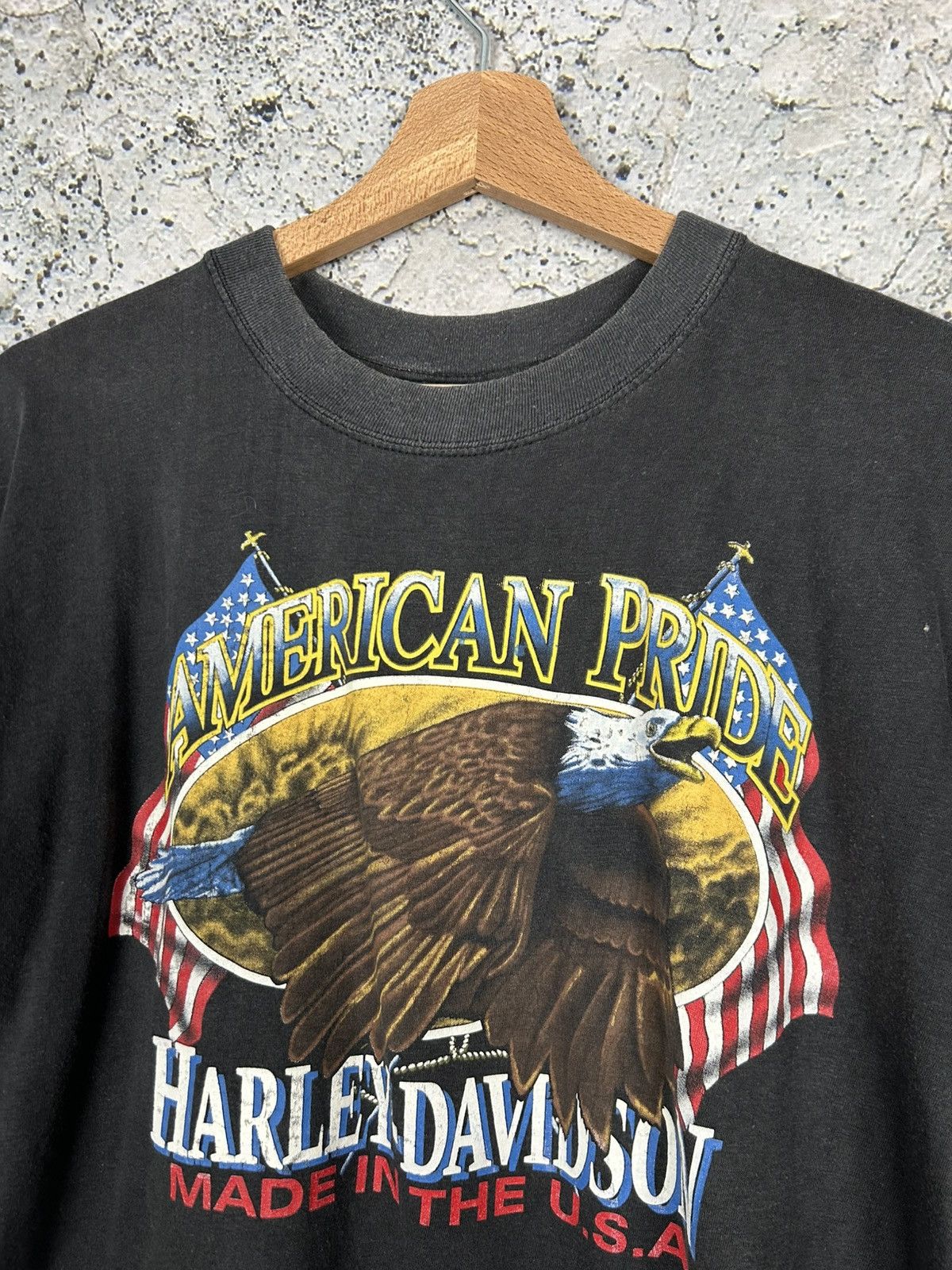 Band Tees × Vintage Vintage Harley Davidson Motorcycles Grunge Graphic Tee 90s Size US M / EU 48-50 / 2 - 3 Thumbnail