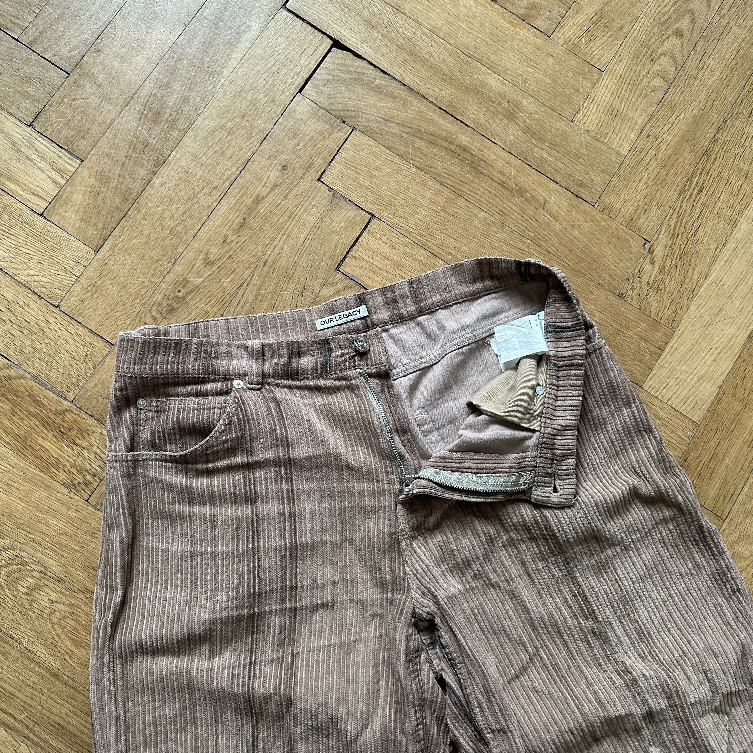 Our Legacy FW20 Vast Cut Hair Stripe Cord Pants Size US 32 / EU 48 - 5 Thumbnail