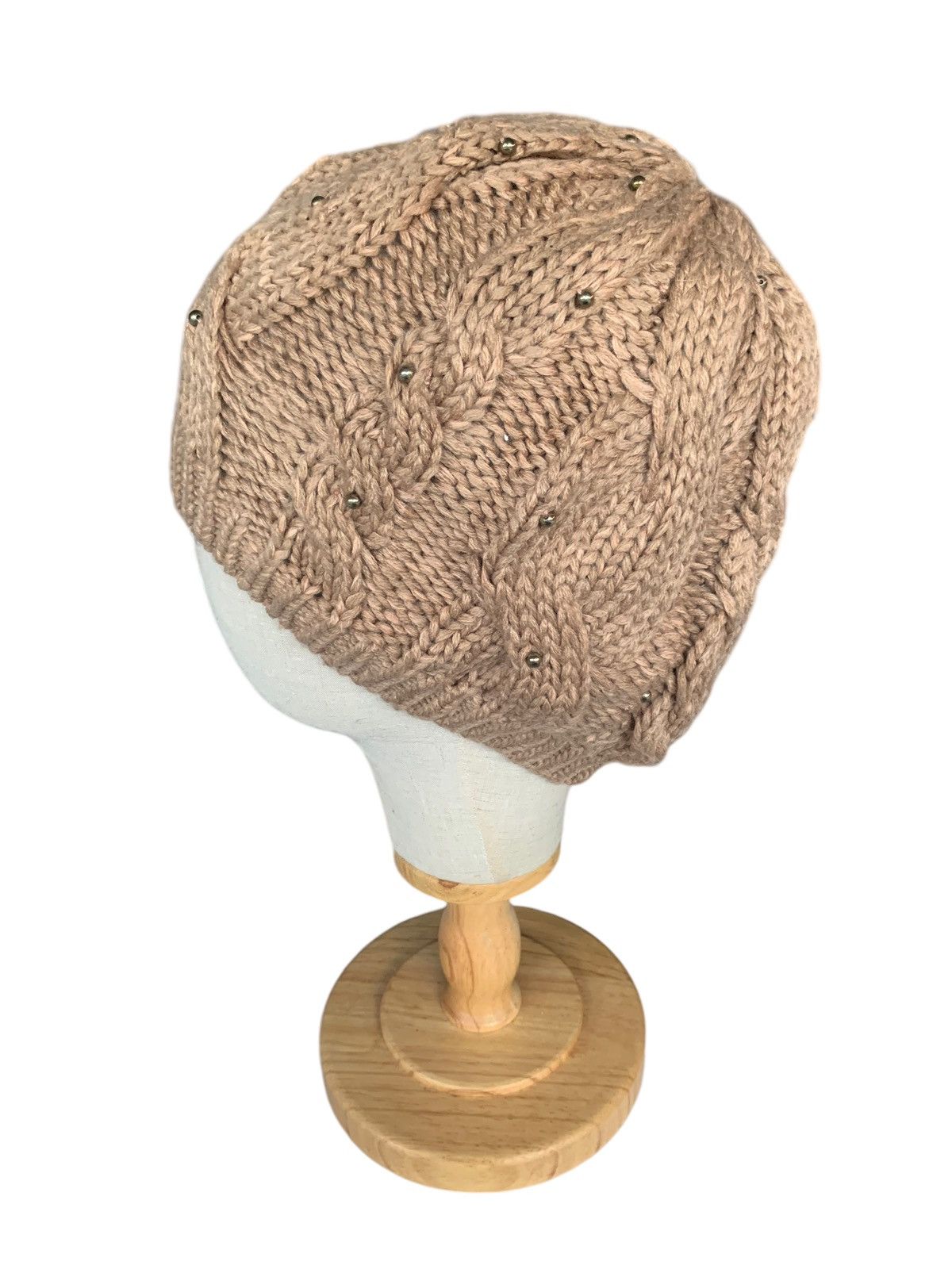Japanese Brand Rare Crochet Knitted Beanie Hats punk style Size ONE SIZE - 6 Thumbnail