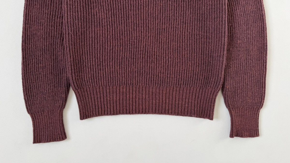 Maison Margiela A/W 16 Rust Orange Ribbed Alpaca Wool Sweater Size US M / EU 48-50 / 2 - 8 Thumbnail