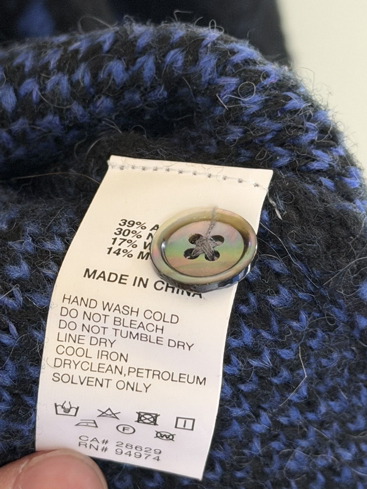 Stussy Stussy Mohair Cardigan Size US L / EU 52-54 / 3 - 4 Thumbnail