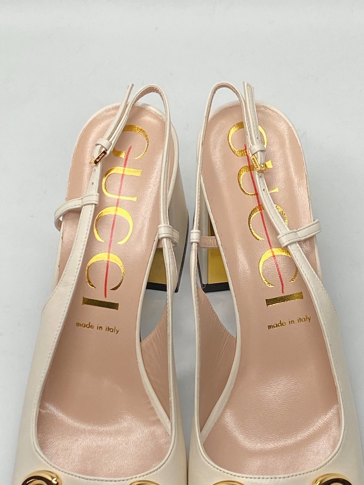 Gucci Gucci Baby Mid-Heel Horsebit Slingback Pumps size 41.5 Size US 11.5 / IT 41.5 - 6 Thumbnail