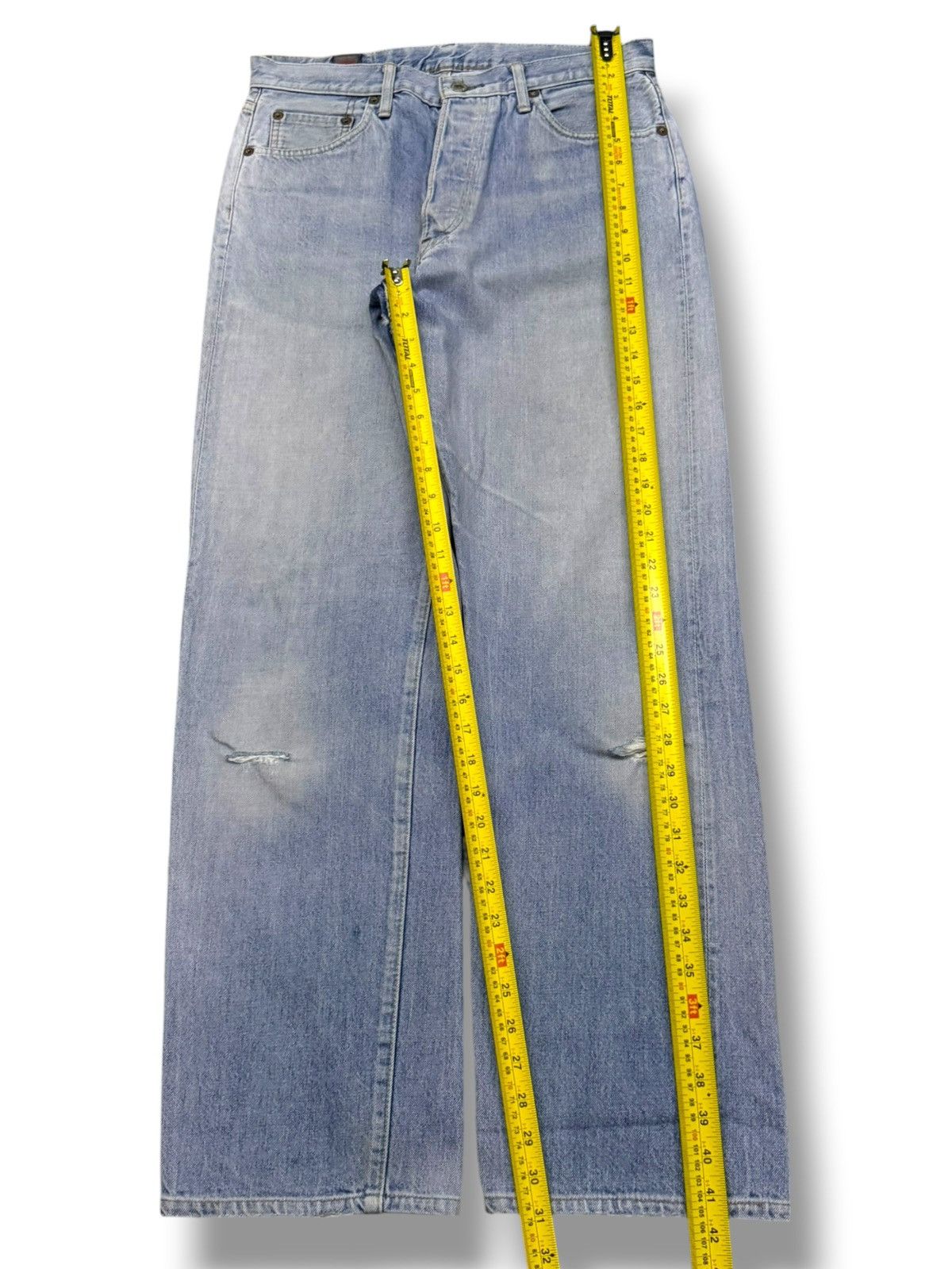 Japanese Brand Vintage 90s Salty Dog Union Made Selvedge Denim Jeans | W31 Size US 31 - 18 Thumbnail