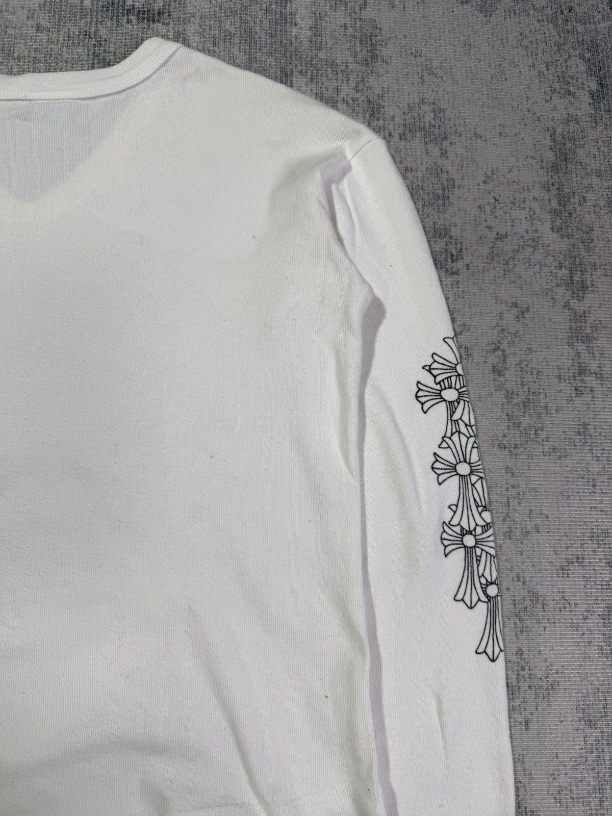 Chrome Hearts Y2K CEMETERY CROSS SLEEVES CROPTOP Size ONE SIZE - 10 Thumbnail