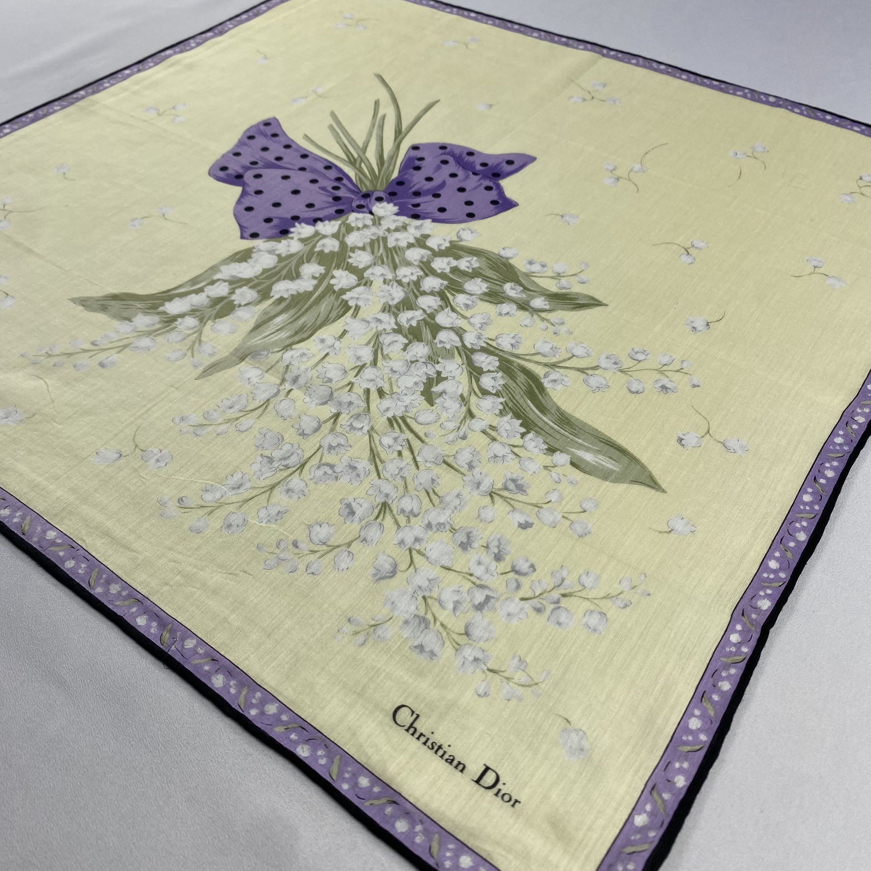 Vintage Christian Dior Monsieur Handkerchief / Neckerchief-P1433 Size ONE SIZE - 2 Thumbnail