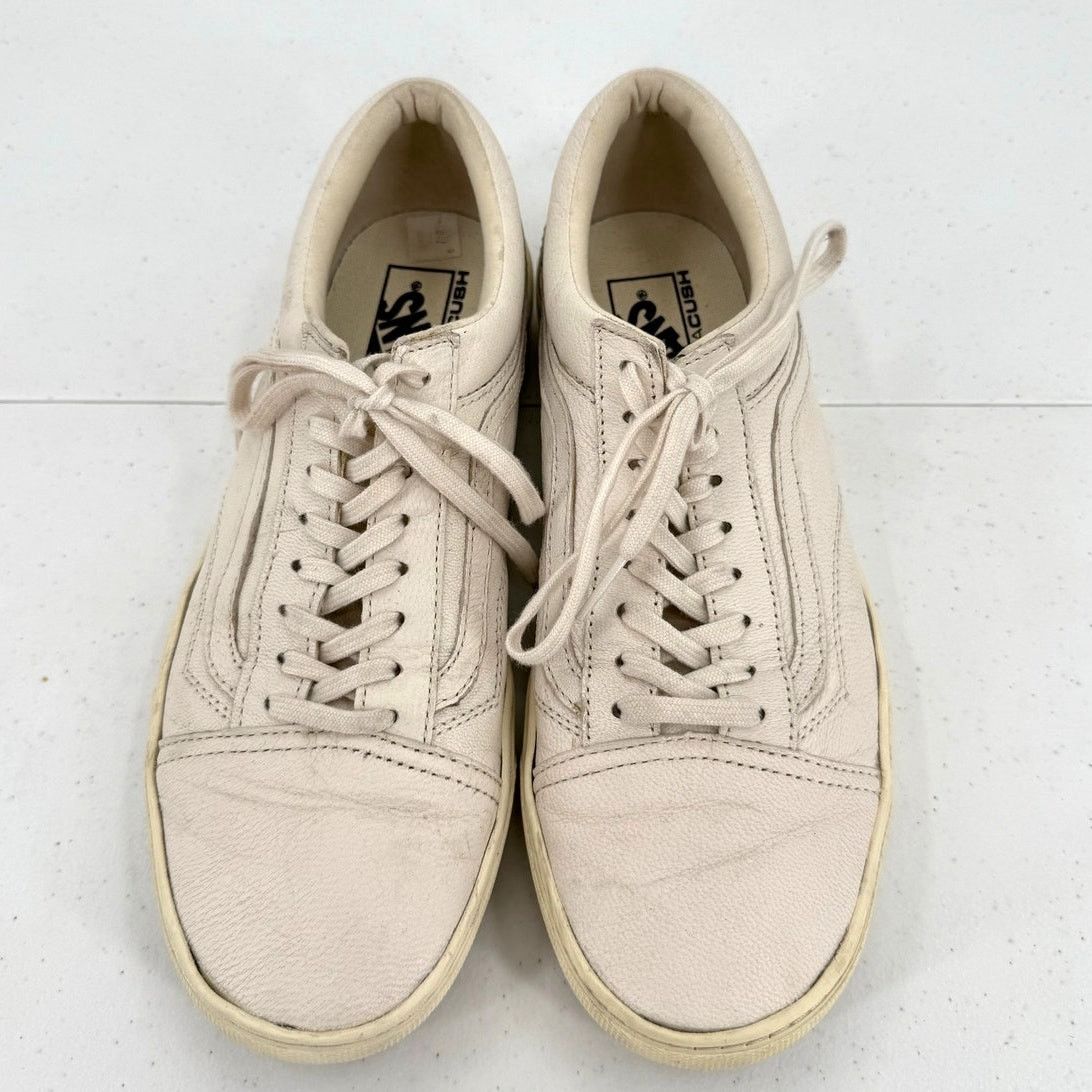 Vans Vans Unisex Old Skool Warm Beige/White Side Stripe Sneakers Size US 9 / EU 42 - 2 Thumbnail