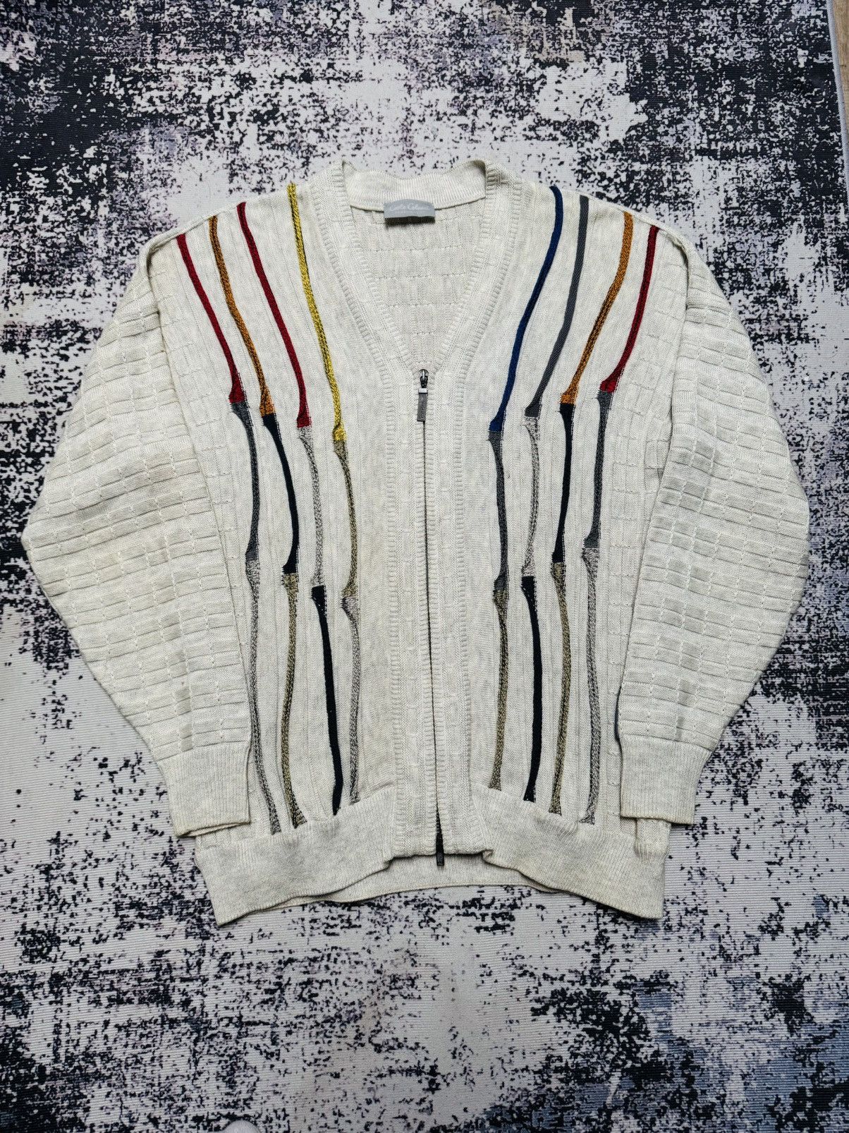 Carlo Colucci 🔥 Rare Vintage CARLO COLUCCI Cardigan Sweater Size US XL / EU 56 / 4 - 1 Thumbnail