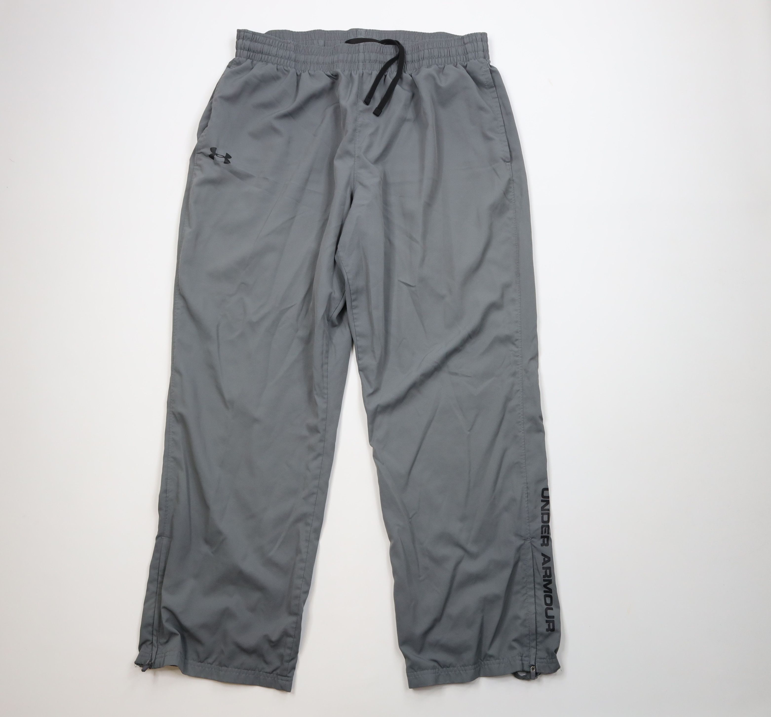 Under Armour Under Armour Ribbed Lined Wide Leg Windbreaker Pants Gray Size US 40 / EU 56 - 1 Thumbnail
