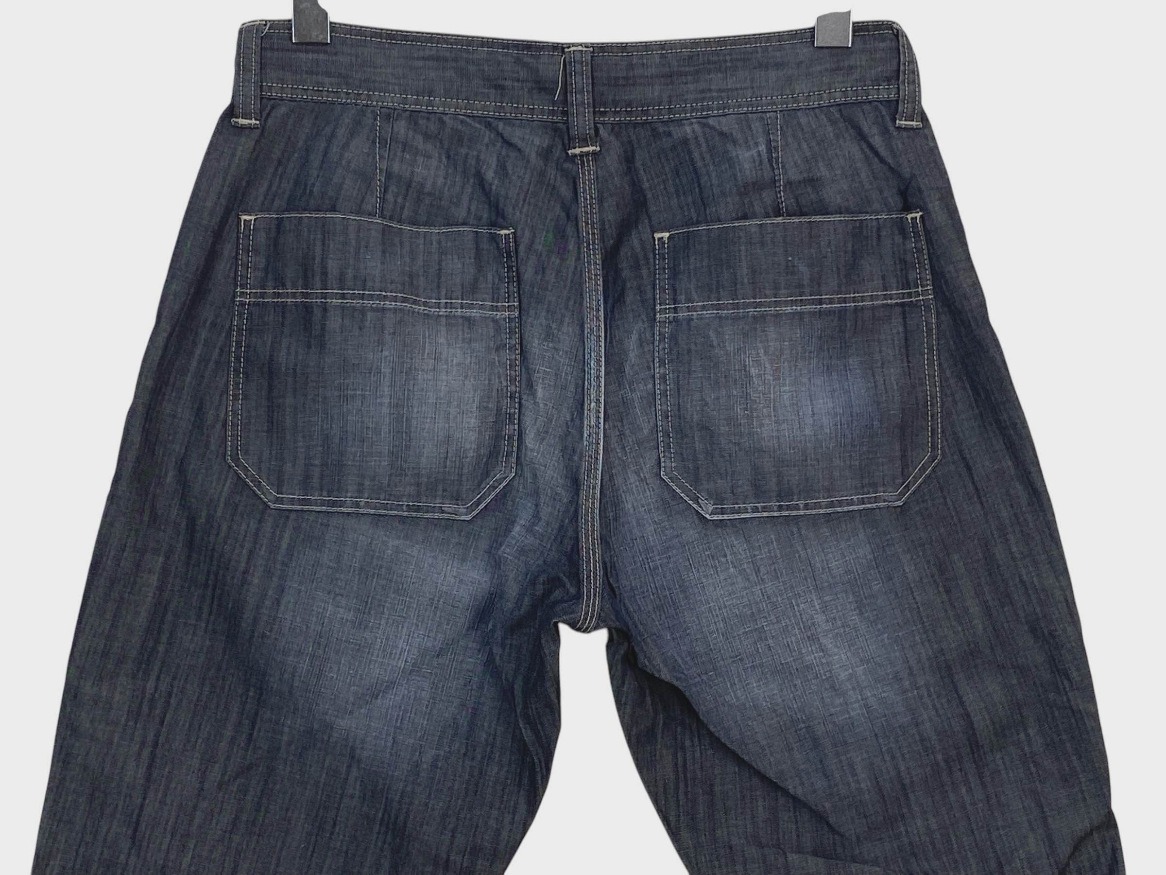 Japanese Brand BackNumber Japanese Vintage Pants 90s BaggyWideLegStreetwear Size US 29 - 6 Thumbnail