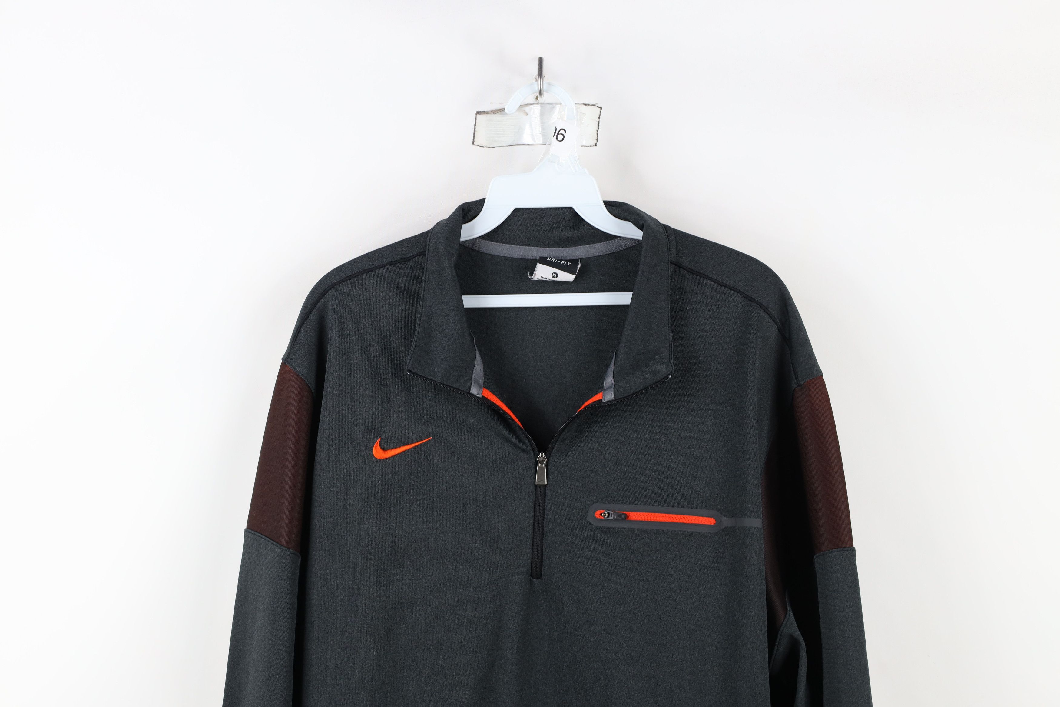 Nike × Vintage Nike Dri-Fit Mini Swoosh Half Zip Pullover Golf Top Jacket Size US XL / EU 56 / 4 - 2 Thumbnail
