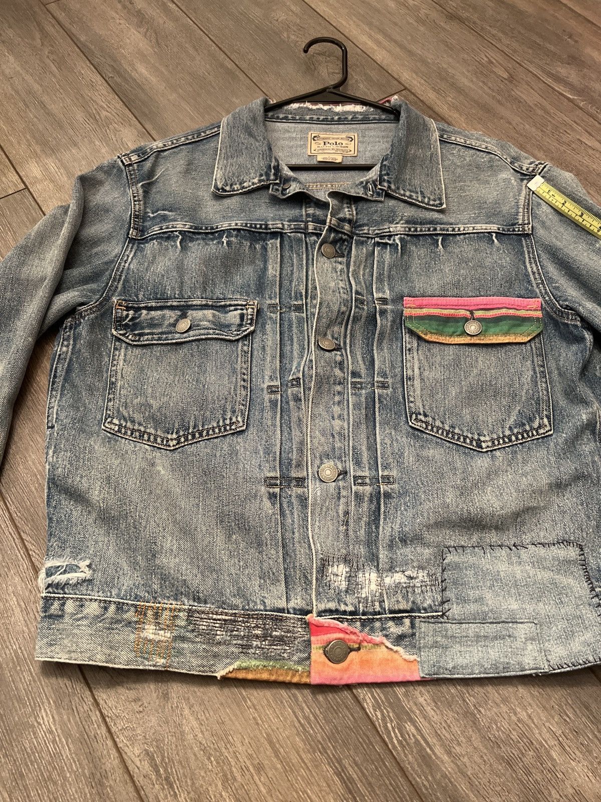 Polo Ralph Lauren Ralph Lauren patchwork denim jacket Size US M / EU 48-50 / 2 - 3 Thumbnail