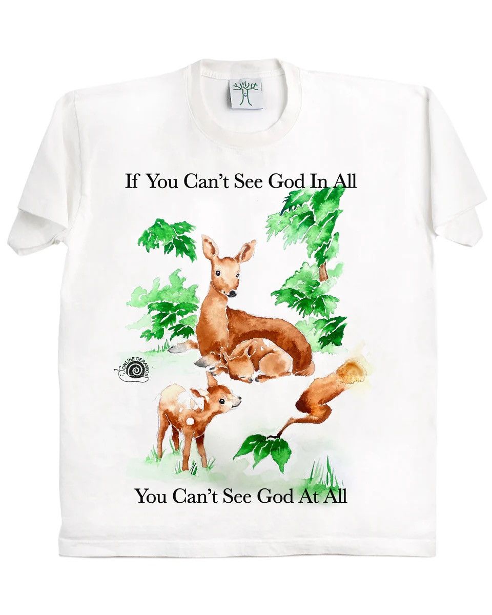 Online Ceramics Online Ceramics Deer in the Forest Tee Size US XL / EU 56 / 4 - 2 Thumbnail