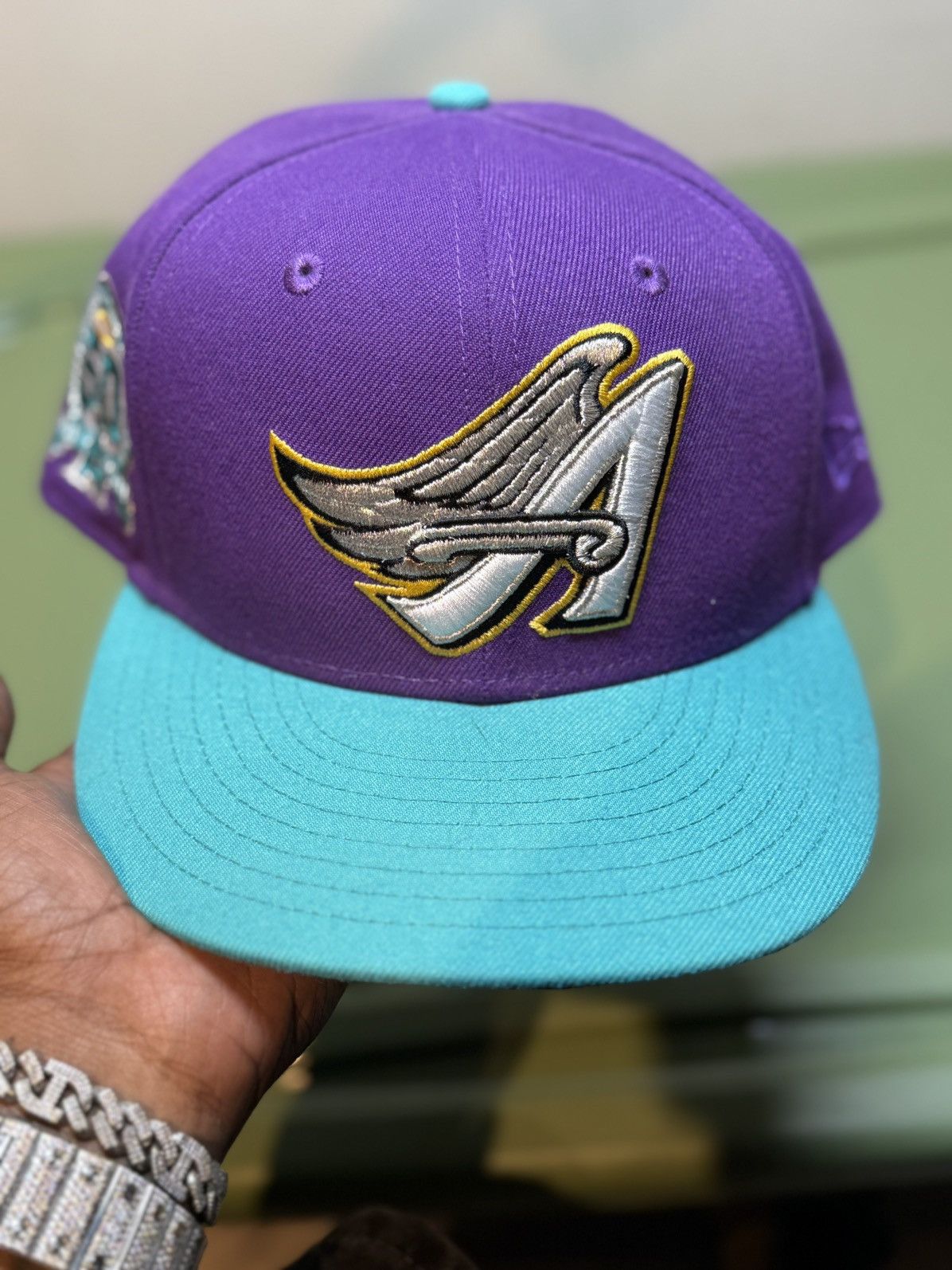 Hat Club × MyFitteds × New Era 7 3/4 LA Angels Ice Cold Fashion 2 Tone 50th Anniversary Size ONE SIZE - 1 Thumbnail