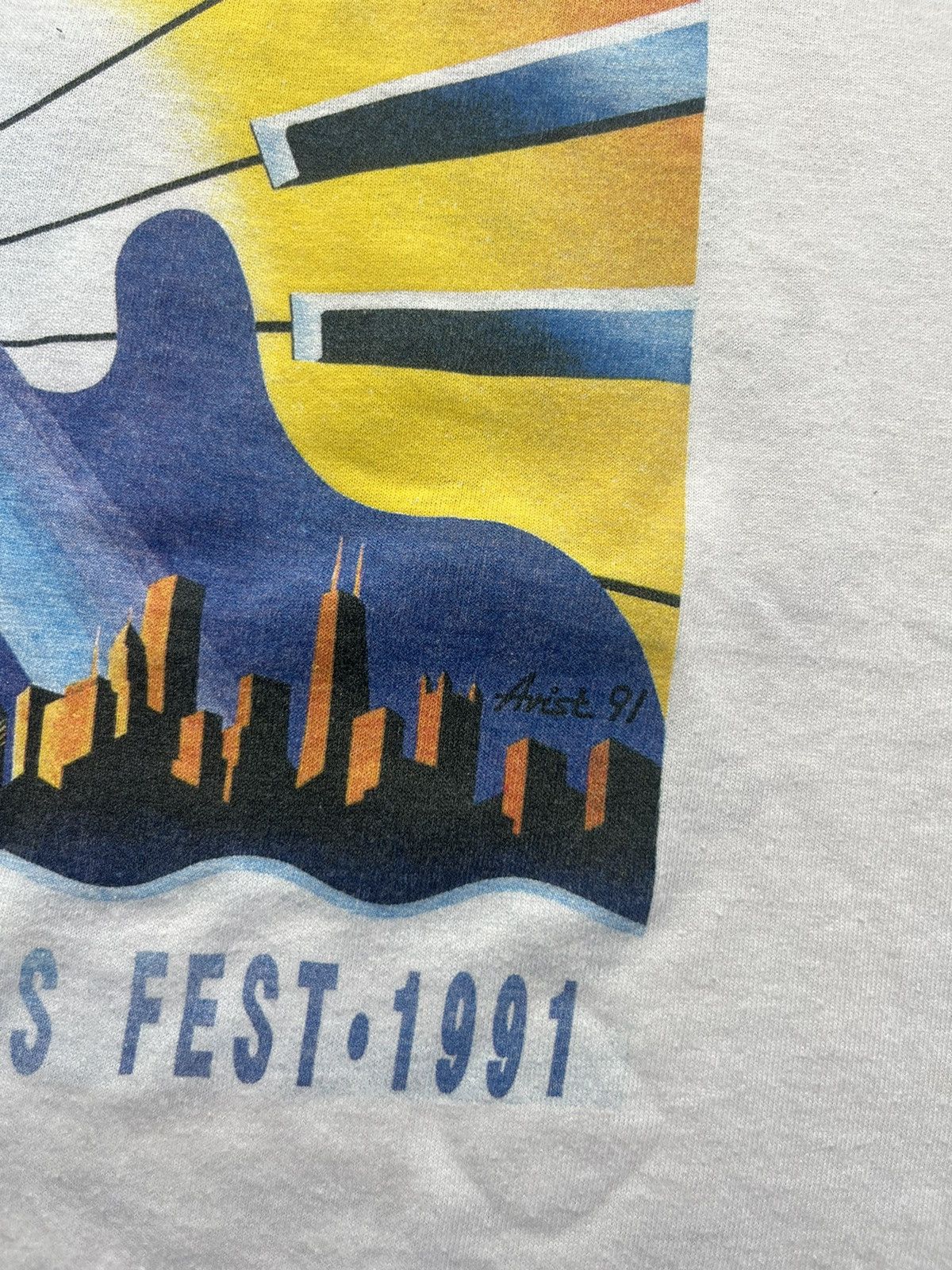 Vintage Vintage ROSA’S Celebrates Chicago Blues Fest 1991’s Tshirt Size US L / EU 52-54 / 3 - 8 Thumbnail