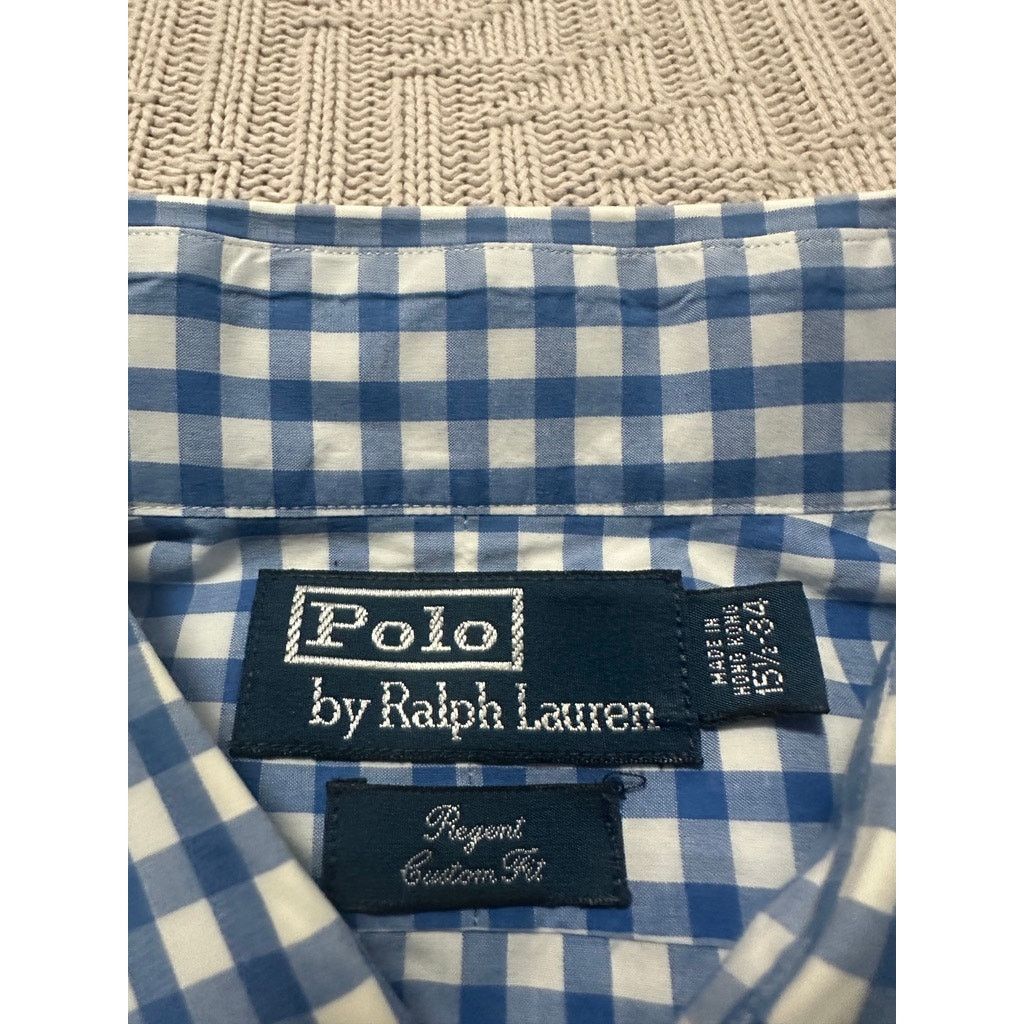 Polo Ralph Lauren Polo Ralph Lauren blue gingham regent custom fit button down Size US M / EU 48-50 / 2 - 4 Thumbnail