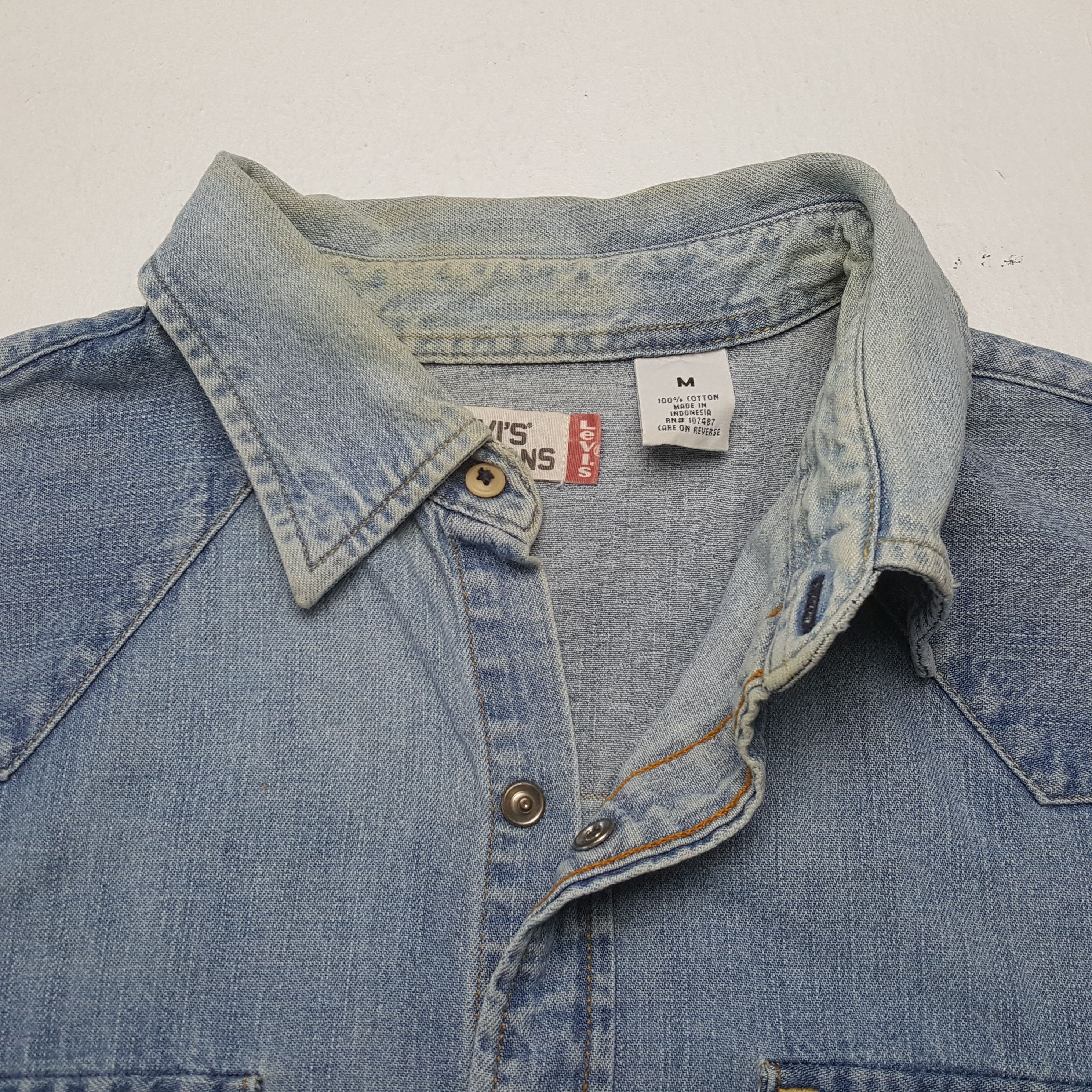 Levi's Vintage Levi's American Style Denim Jeans Shirt C319N25 Size US M / EU 48-50 / 2 - 4 Thumbnail