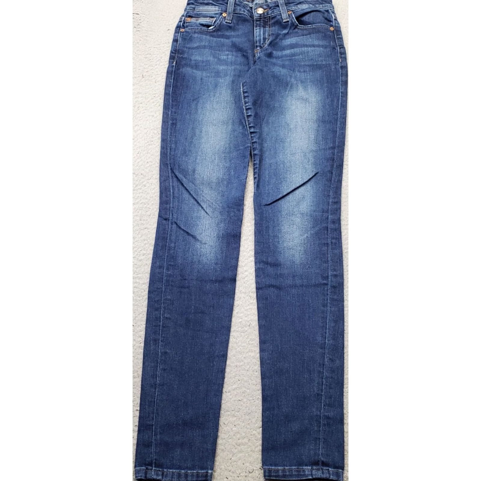 Vintage Joe's Jeans Womens Jeans Blue Denim Medium Wash Wiskered Streetwear Skinny Leg Size 25 Size 42" / US 20 - 2 Thumbnail