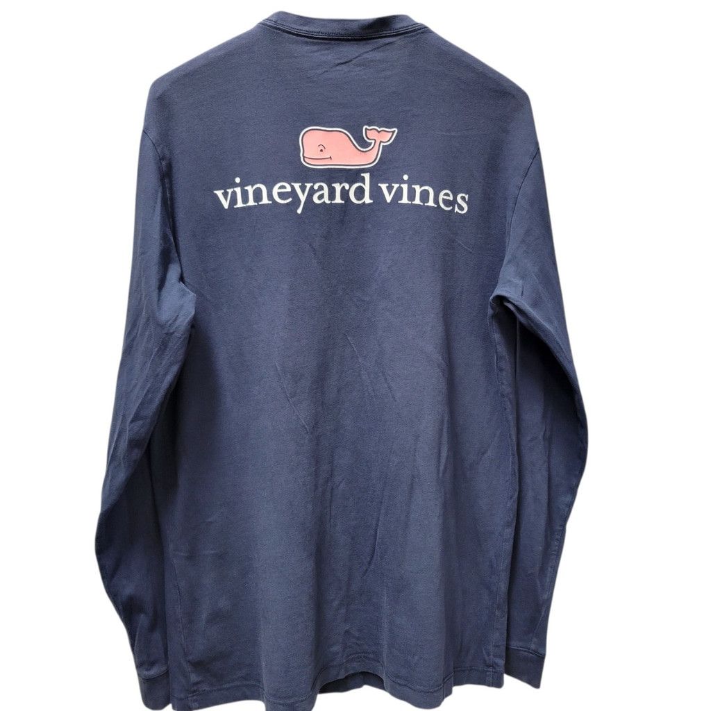 Vineyard Vines Vineyard Vines Men's Navy Long Sleeves T-Shirt Size Small Size US S / EU 44-46 / 1 - 4 Thumbnail