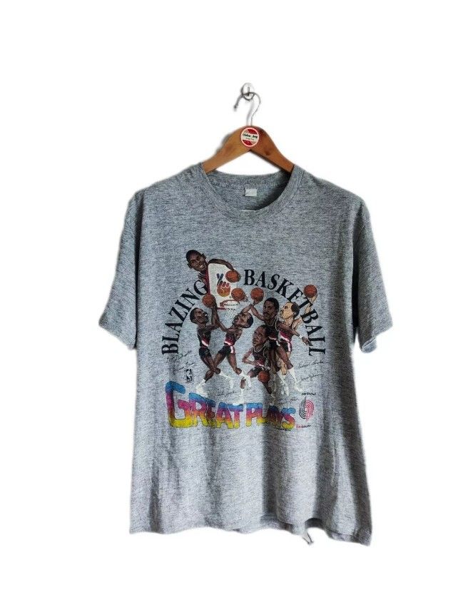 Salem Sportswear × Vintage Vintage Portland Traiblazers caricature 90s T-shirt Size US XL / EU 56 / 4 - 1 Thumbnail