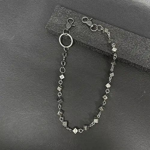 VIBE Vintage Punk Dice Gothic Wallet Chain Pant Waist Size ONE SIZE - 4 Thumbnail