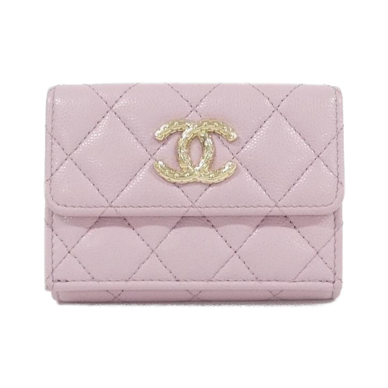 Chanel Chanel Chanel AP4084 Caviar Skin Wallet Leather Short Wallet AP4084 DUTY FREE for USA Size ONE SIZE - 1 Thumbnail