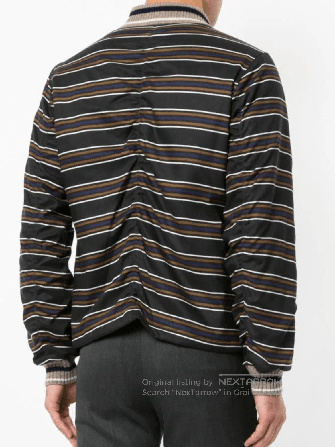 Undercover Sz 3 Undercover Horizontal Stripe Zip-up Bomber. Size US L / EU 52-54 / 3 - 7 Thumbnail