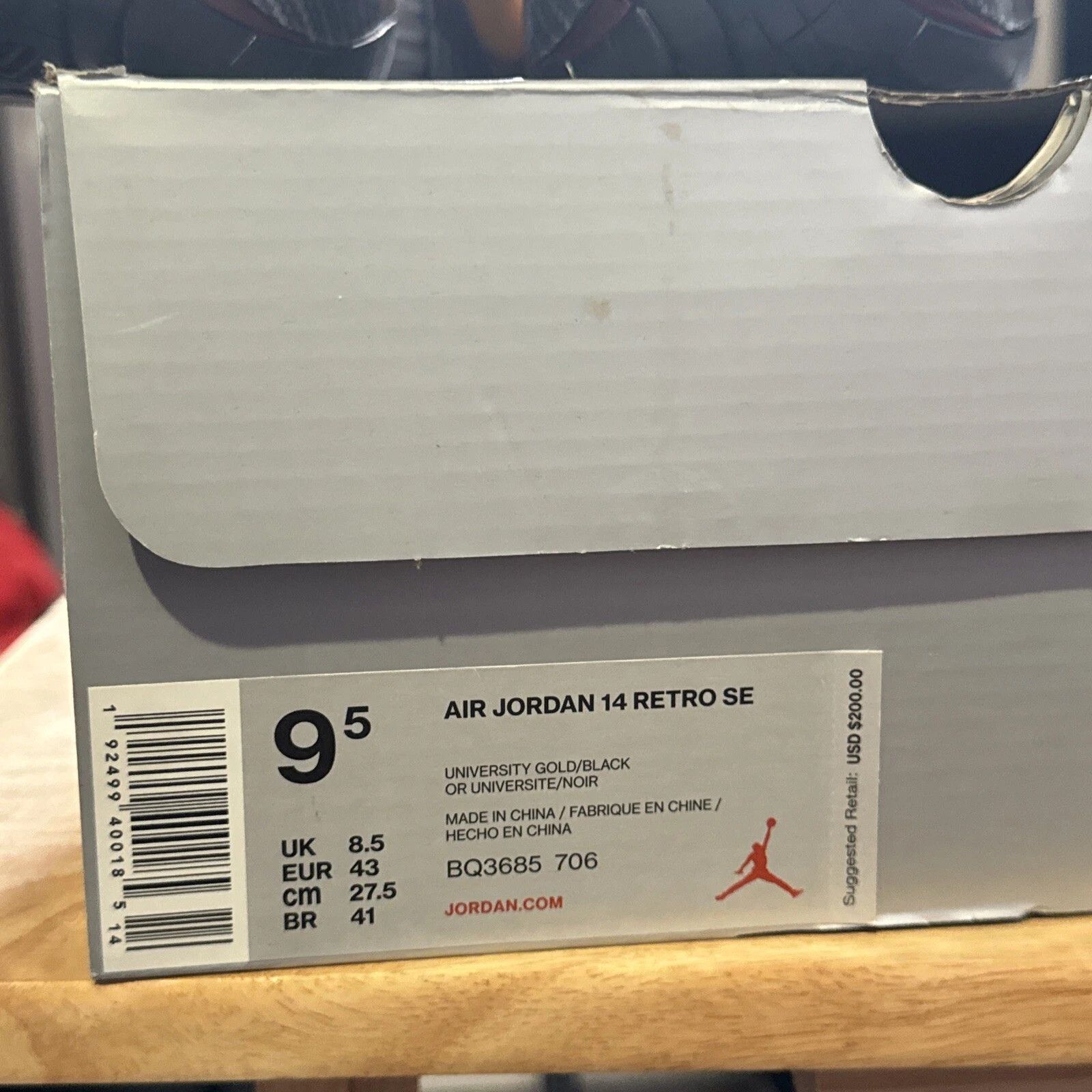 Jordan Brand Jordan 14 Yellow Ferrari Size 9.5 Size US 9.5 / EU 42-43 - 10 Thumbnail