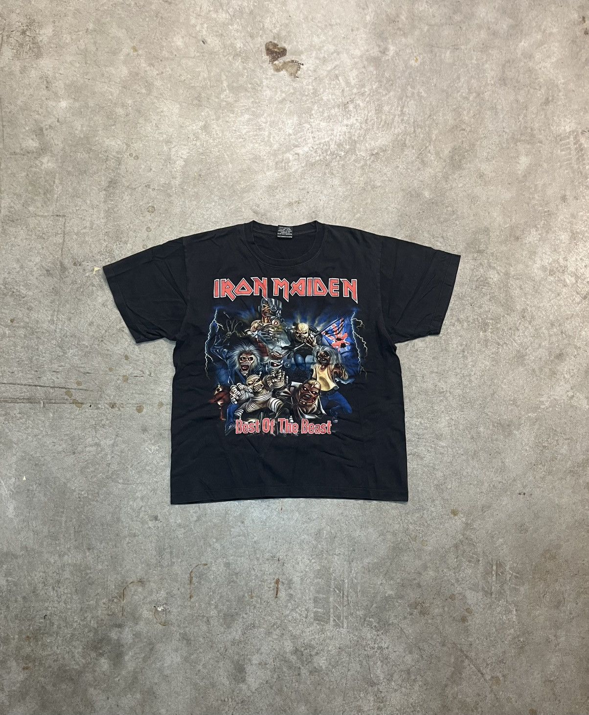 Iron Maiden Iron Maiden 90's Center Graphic Heavy Metal Rock Band Tee Size US L / EU 52-54 / 3 - 1 Thumbnail