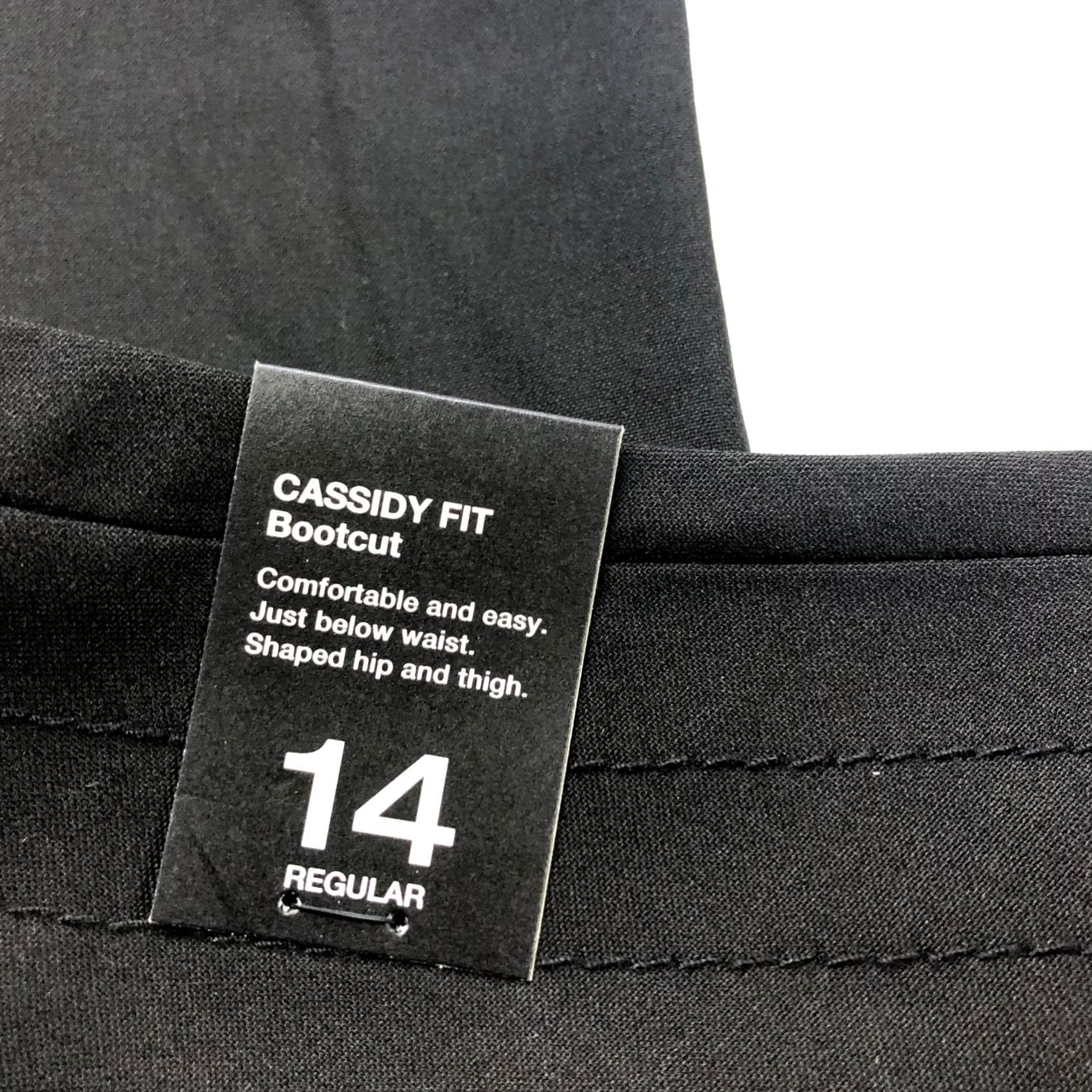 Vintage The Limited Cassidy Fit Flare 14 NEW Mid Rise Dress Pants Black Size 36" / US 14 / IT 50 - 2 Thumbnail