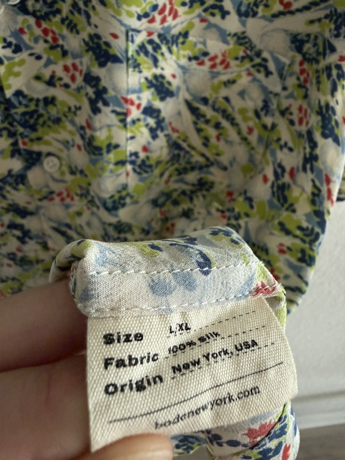 Bode BODE Floral Silk Camp Collar Shirt Rare Archive Sz L-XL Size US L / EU 52-54 / 3 - 3 Thumbnail