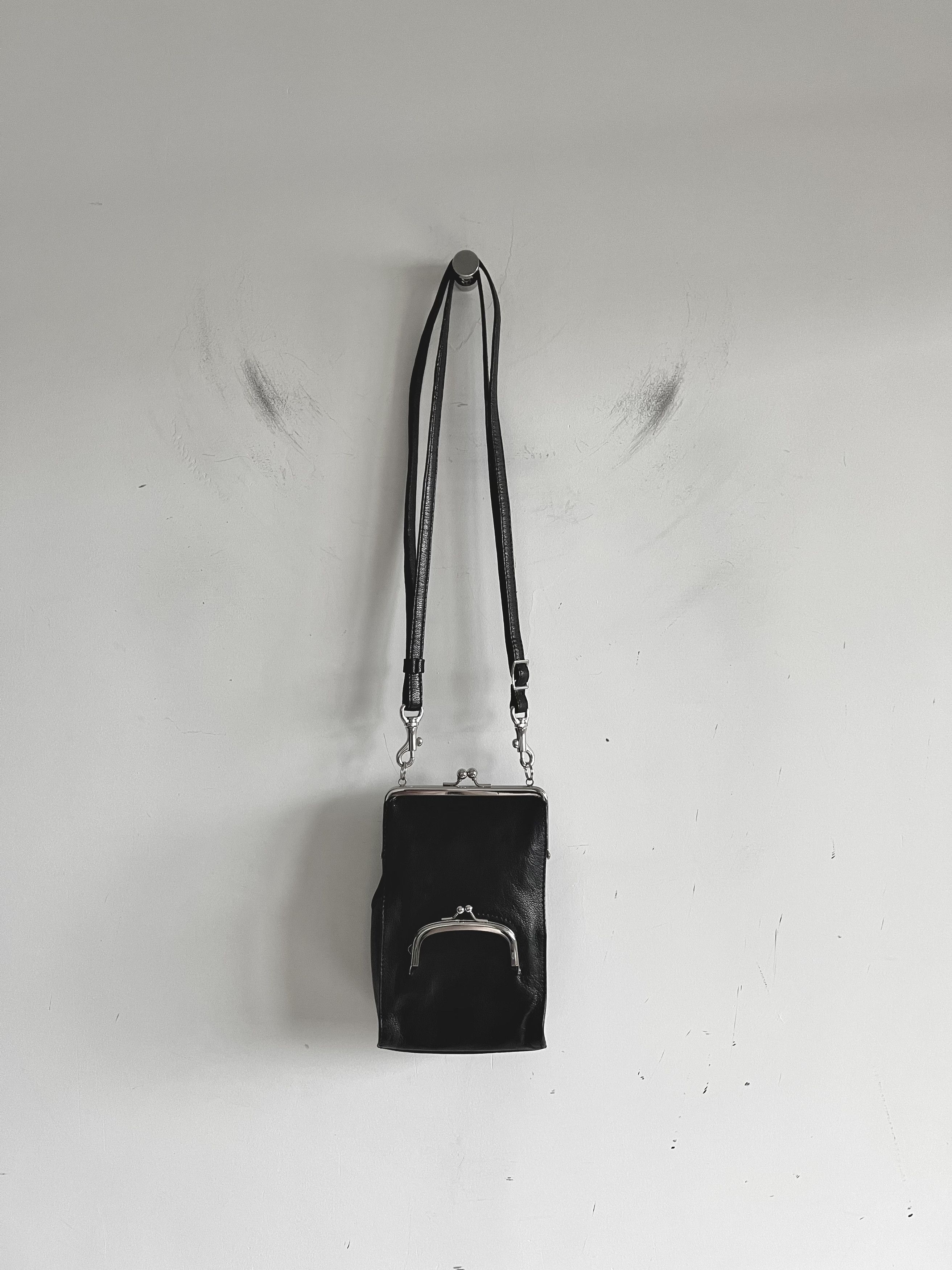 Yohji Yamamoto Yohji Yamamoto Femme - GOAT SKIN SMARTPHONE SHOULDER CASE Size ONE SIZE - 12 Thumbnail
