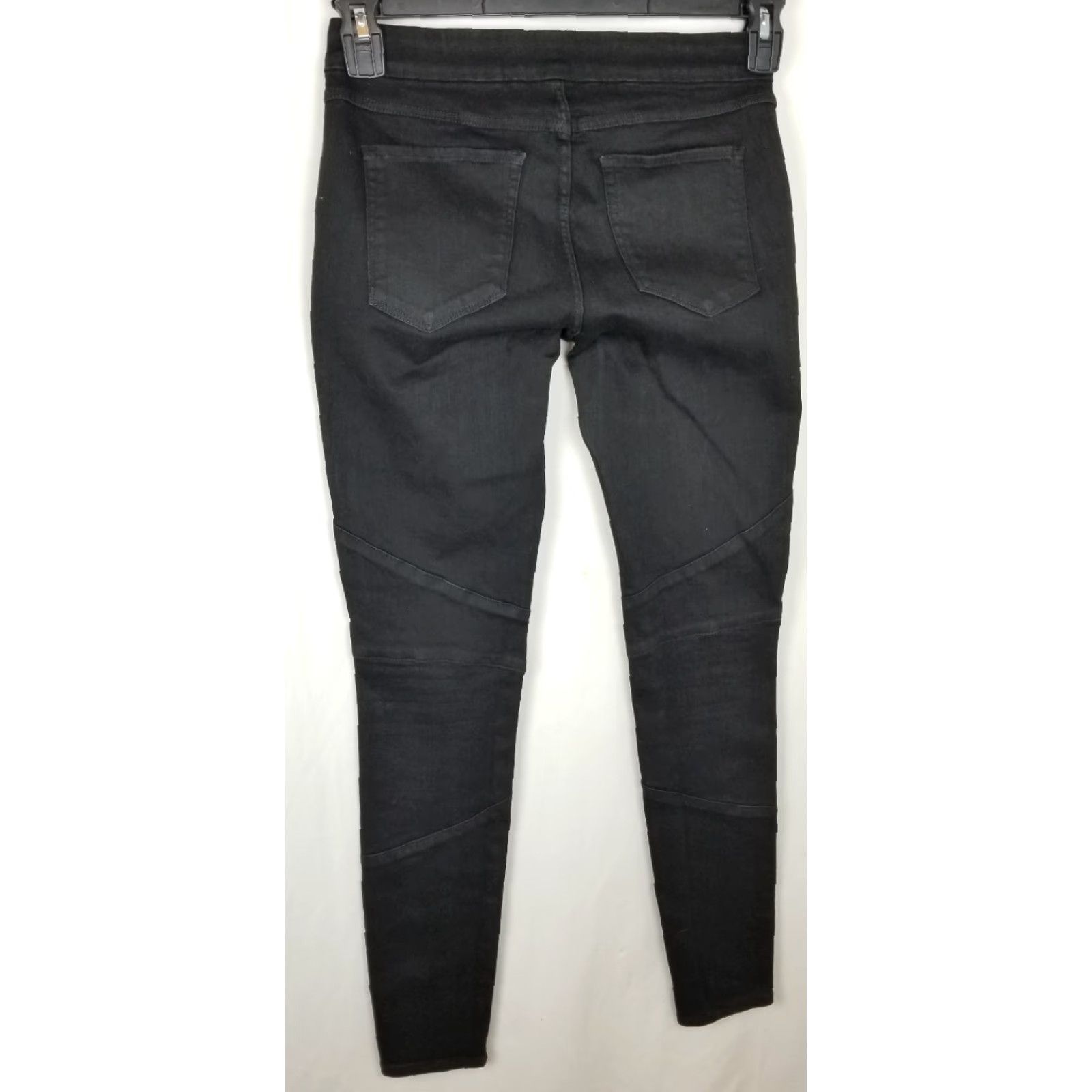 3x1 VINTAGE Women's 3×1 W1B Black Faded Skinny Jeans Size 27 HIGH RISE Straight Made In USA Size 27" / US 4 / IT 40 - 2 Thumbnail