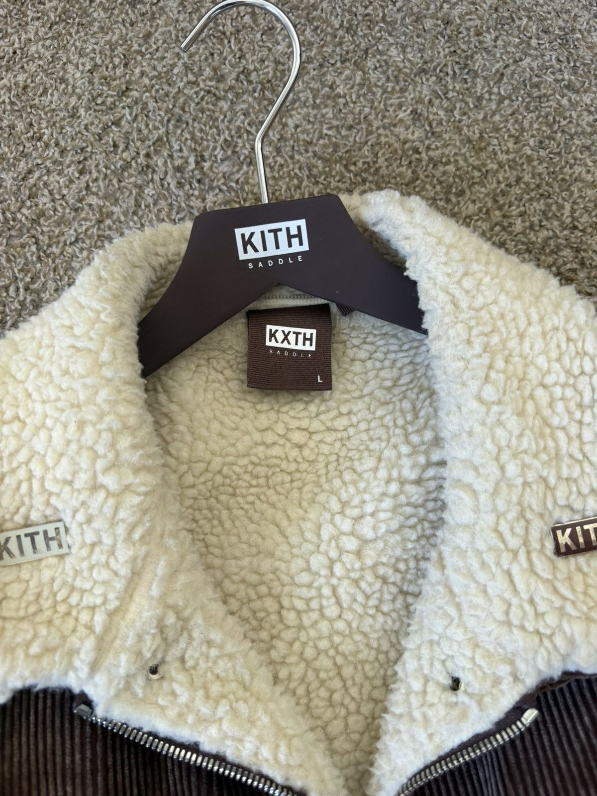 Kith RARE Kith removable flannel corduroy Sherpa jacket Size US L / EU 52-54 / 3 - 9 Thumbnail