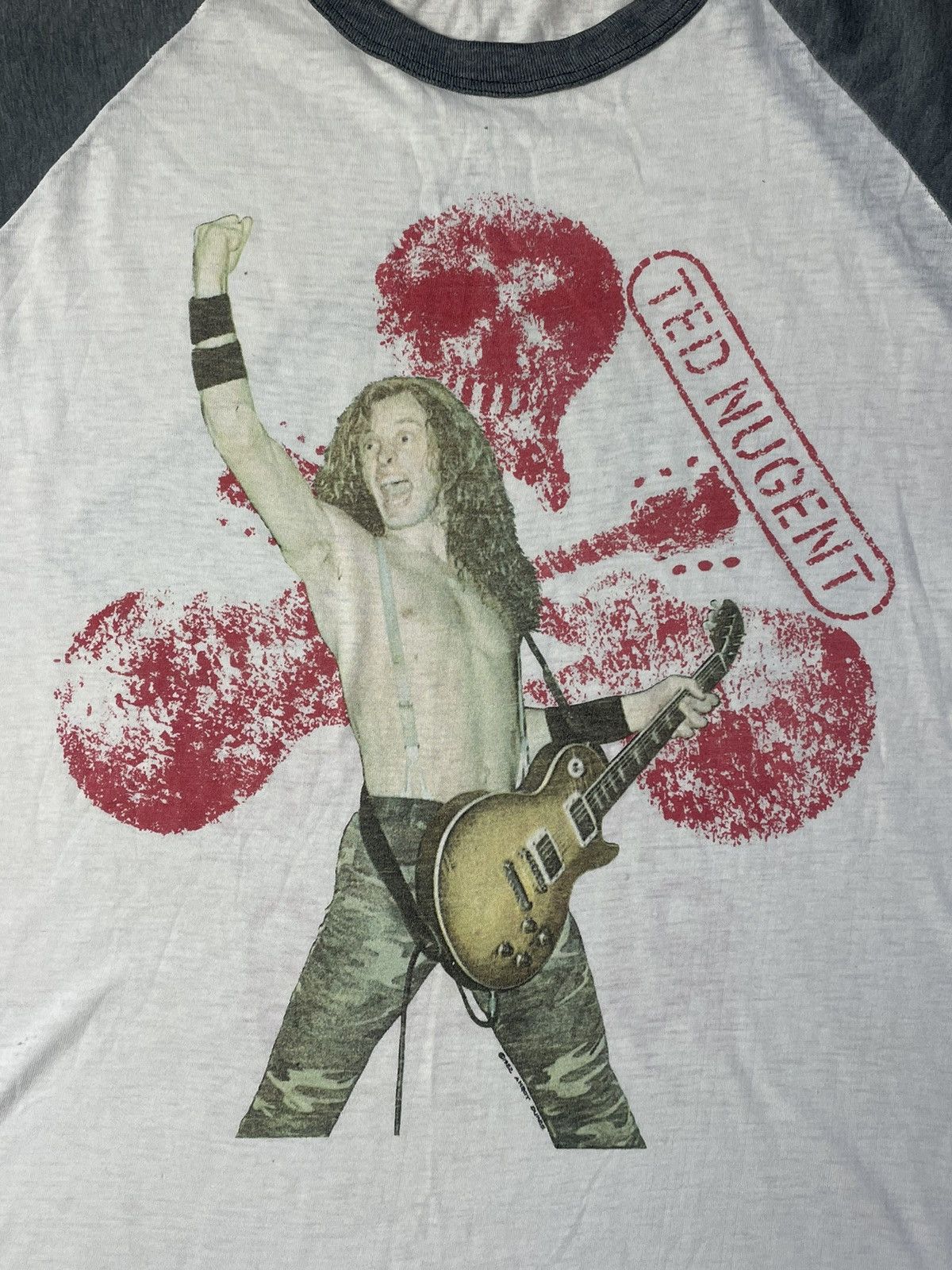 Vintage Ted Nugent Graphic Shirt Rare Vintage 1982 Nugent Rules Size US S / EU 44-46 / 1 - 2 Thumbnail