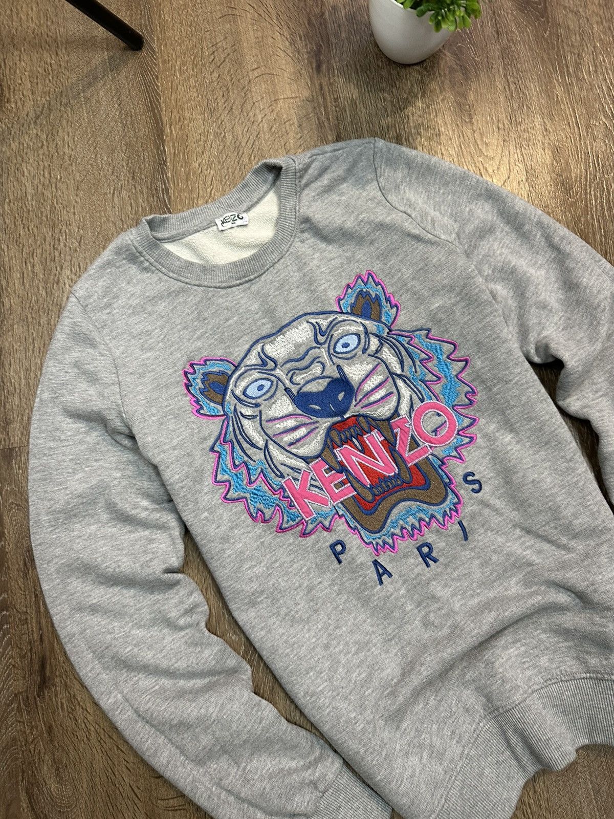 Kenzo Kenzo Paris Sweatshirt Big Plush Logo Streetwear Size US S / EU 44-46 / 1 - 3 Thumbnail