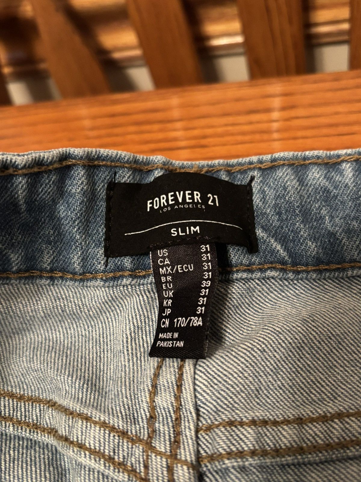 Forever 21 Forever 21 Men’s Jeans Slim Distressed Jeans Size 31 NWT New Size US 31 - 6 Thumbnail