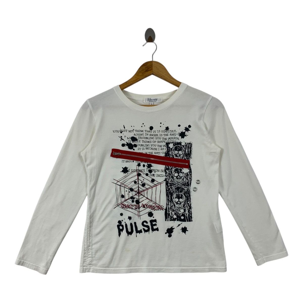 Seditionaries × Vintage Vintage J.HONEY Punk design long sleeve tee Size US L / EU 52-54 / 3 - 1 Thumbnail