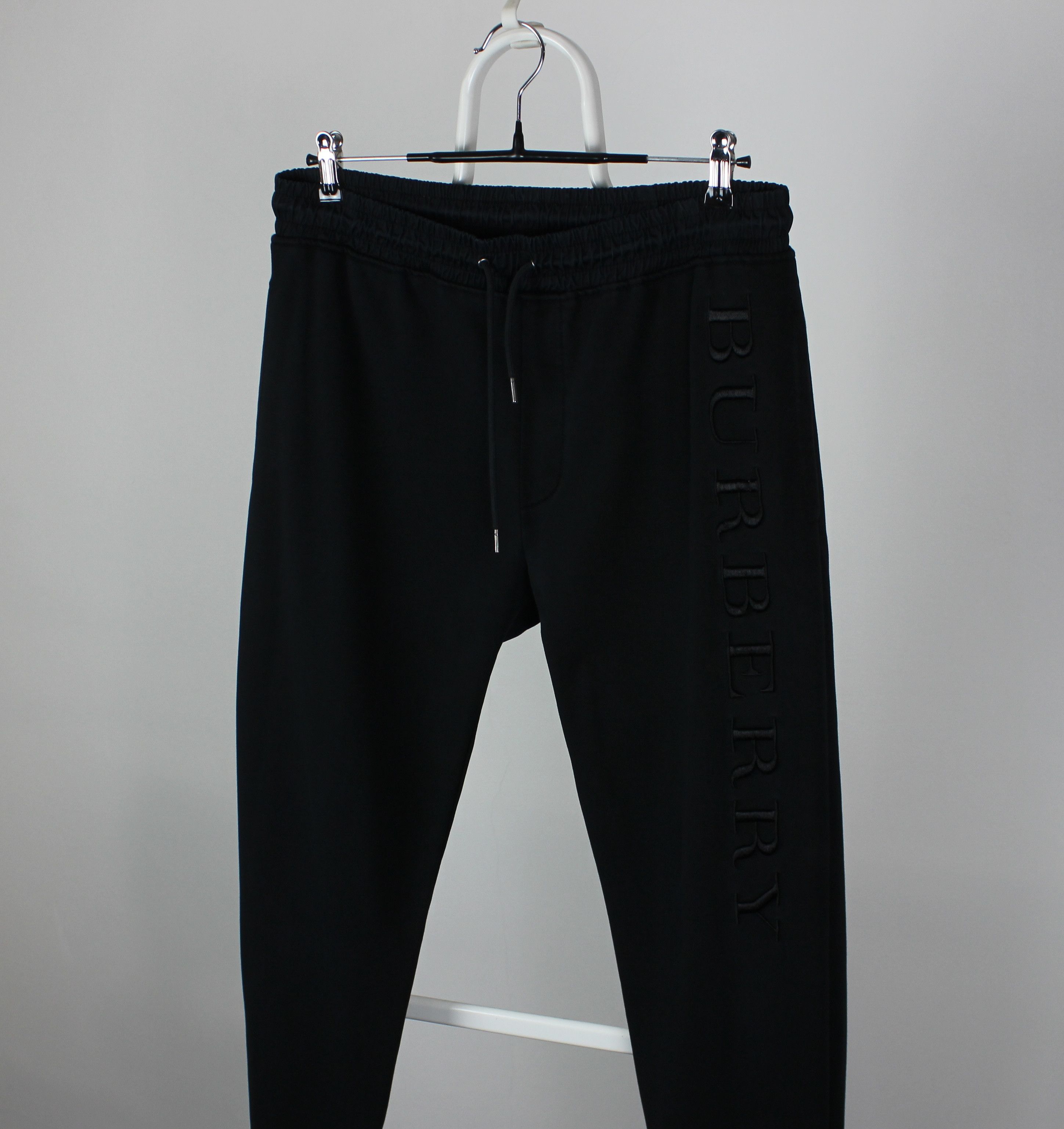 Burberry joggers men pants sweatpants L XL big logo