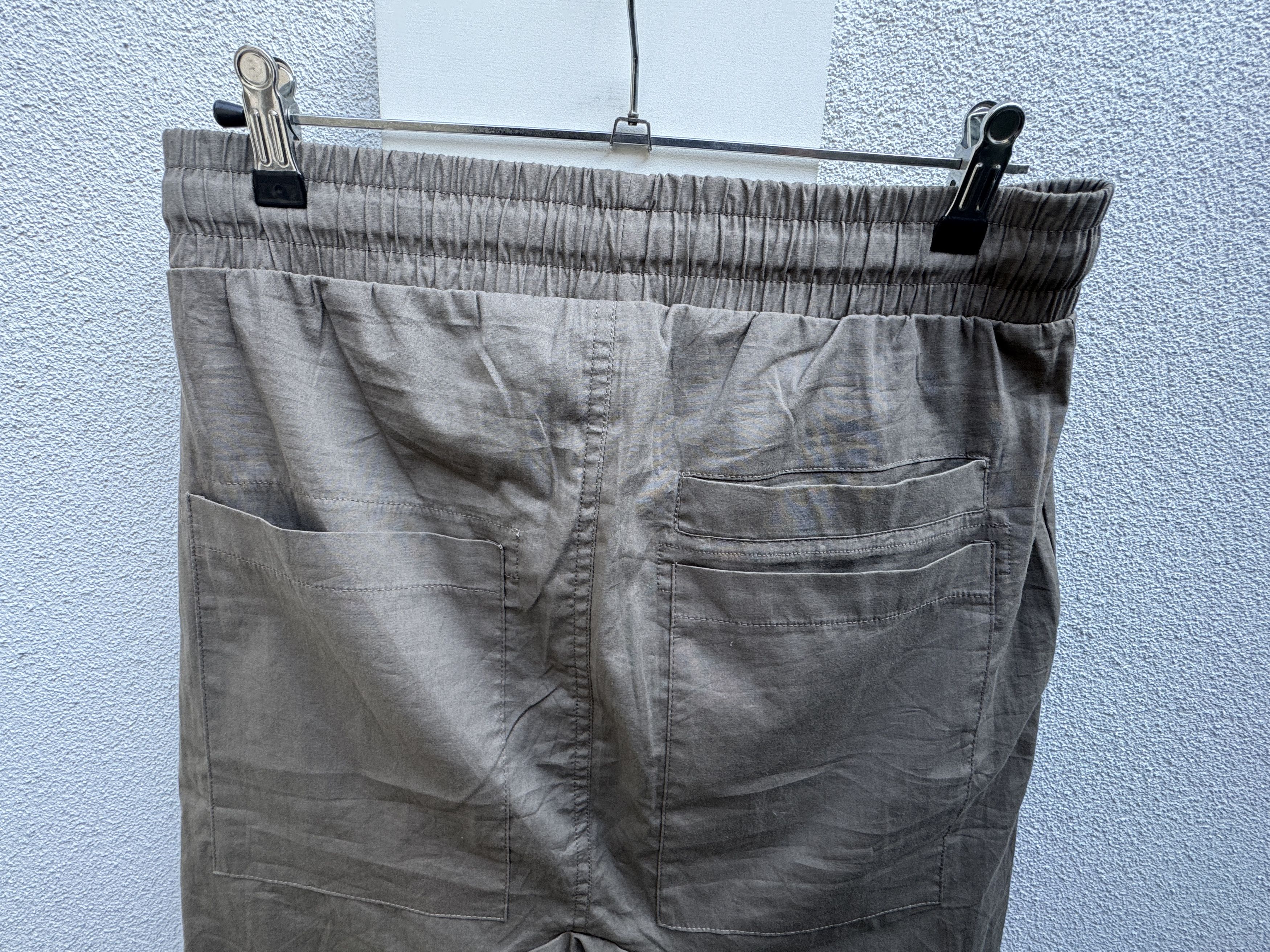 Thom Krom THOM KROM Beige Shorts Drop Crotch Black S Size US 30 / EU 46 - 7 Thumbnail